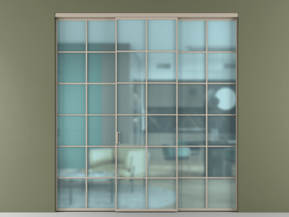 Перегородка Формато внутри проёма 3 створки АЛПР 040.05 Алюминий бисквитный Сатинированное голубое стекло, триплекс. Цена 254825 ₽ 1. Полотно 3 шт. (800/2100 мм)
2. Комплект установки раздвижной системы
3. Базовый комплект фурнитуры
4.Ручка Рондо. Фабрика дверей Волховец 8 (800) 551 43 19 Перегородка Формато внутри проёма 3 створки АЛПР 040.05 Алюминий бисквитный Сатинированное голубое стекло, триплекс Цена 254825 ₽ | Volhovec