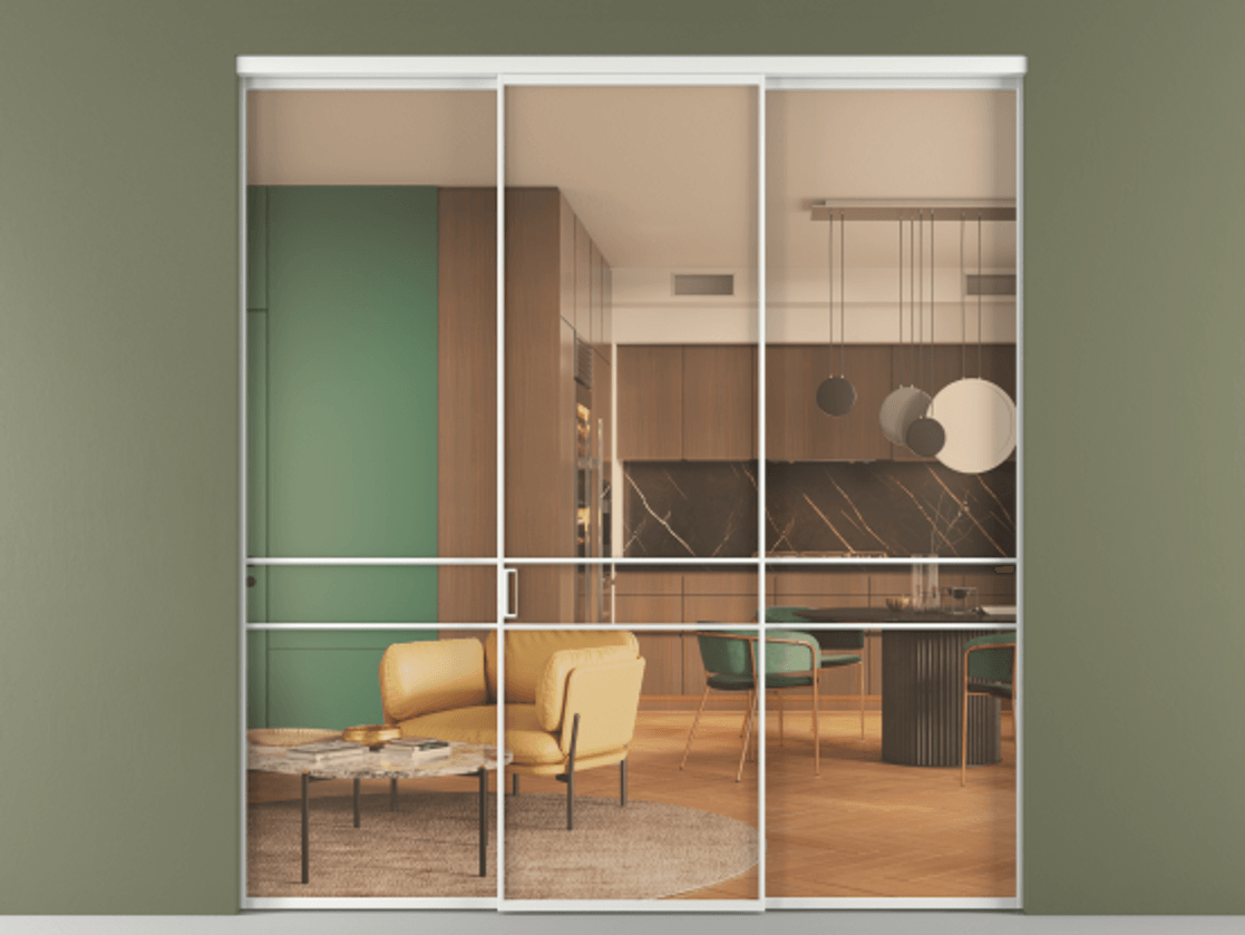 Перегородка Formato внутри проёма 3 створки АЛПР 040.02 Алюминий белоснежный Прозрачное оранжевое стекло, триплекс. Цена 237275 ₽ 1. Полотно 3 шт. (800/2100 мм)
2. Комплект установки раздвижной системы
3. Базовый комплект фурнитуры
4.Ручка RONDO. Фабрика дверей Волховец 8 (800) 551 43 19 Перегородка Formato внутри проёма 3 створки АЛПР 040.02 Алюминий белоснежный Прозрачное оранжевое стекло, триплекс Цена 237275 ₽ | Volhovec