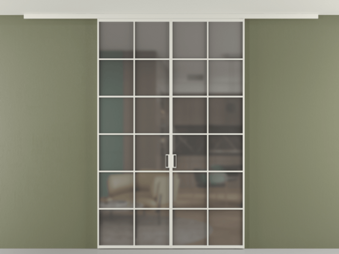 Перегородка Формато вдоль стены на потолок 2 створки АЛПР 040.05 Алюминий Белый Сатинированное серое стекло, триплекс. Скрытый короб БЕЛ Цена 235180 ₽ 1. Полотно 2 шт. (800/2100 мм)
2. Комплект установки раздвижной системы
3. Базовый комплект фурнитуры
4.Ручка Рондо. Фабрика дверей Волховец 8 (800) 551 43 19 Перегородка Формато вдоль стены на потолок 2 створки АЛПР 040.05 Алюминий Белый Сатинированное серое стекло, триплекс Цена 235180 ₽ | Volhovec