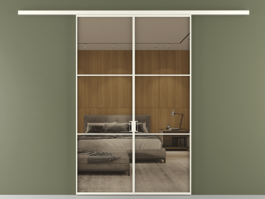 Перегородка Formato вдоль стены 2 створки АЛПР 040.03 Алюминий жемчужный Рефлективное бронзовое стекло "Stopsol", калёное. Цена 249000 ₽ 1. Полотно 2 шт. (800/2100 мм)
2. Комплект установки раздвижной системы
3. Базовый комплект фурнитуры
4.Ручка RONDO
. Фабрика дверей Волховец 8 (800) 551 43 19 Перегородка Formato вдоль стены 2 створки АЛПР 040.03 Алюминий жемчужный Рефлективное бронзовое стекло "Stopsol", калёное Цена 249000 ₽ | Volhovec