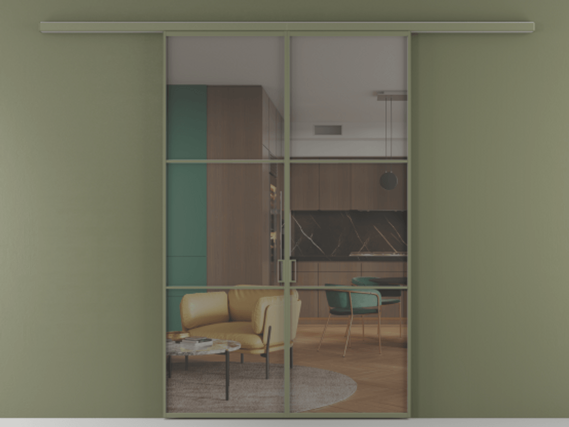 Перегородка Формато вдоль стены 2 створки АЛПР 040.03 Алюминий оливковый тёмный Прозрачное серое стекло, триплекс. Цена 195450 ₽ 1. Полотно 2 шт. (800/2100 мм)
2. Комплект установки раздвижной системы
3. Базовый комплект фурнитуры
4.Ручка RONDO
. Фабрика дверей Волховец 8 (800) 551 43 19 Перегородка Формато вдоль стены 2 створки АЛПР 040.03 Алюминий оливковый тёмный Прозрачное серое стекло, триплекс Цена 195450 ₽ | Volhovec