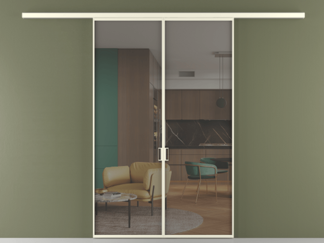 Перегородка Формато вдоль стены 2 створки АЛПР 040.01 Алюминий молочно-белый Прозрачное серое стекло, триплекс. Цена 187350 ₽ 1. Полотно 2 шт. (800/2100 мм)
2. Комплект установки раздвижной системы
3. Базовый комплект фурнитуры
4.Ручка Рондо. Фабрика дверей Волховец 8 (800) 551 43 19 Перегородка Формато вдоль стены 2 створки АЛПР 040.01 Алюминий молочно-белый Прозрачное серое стекло, триплекс Цена 187350 ₽ | Volhovec