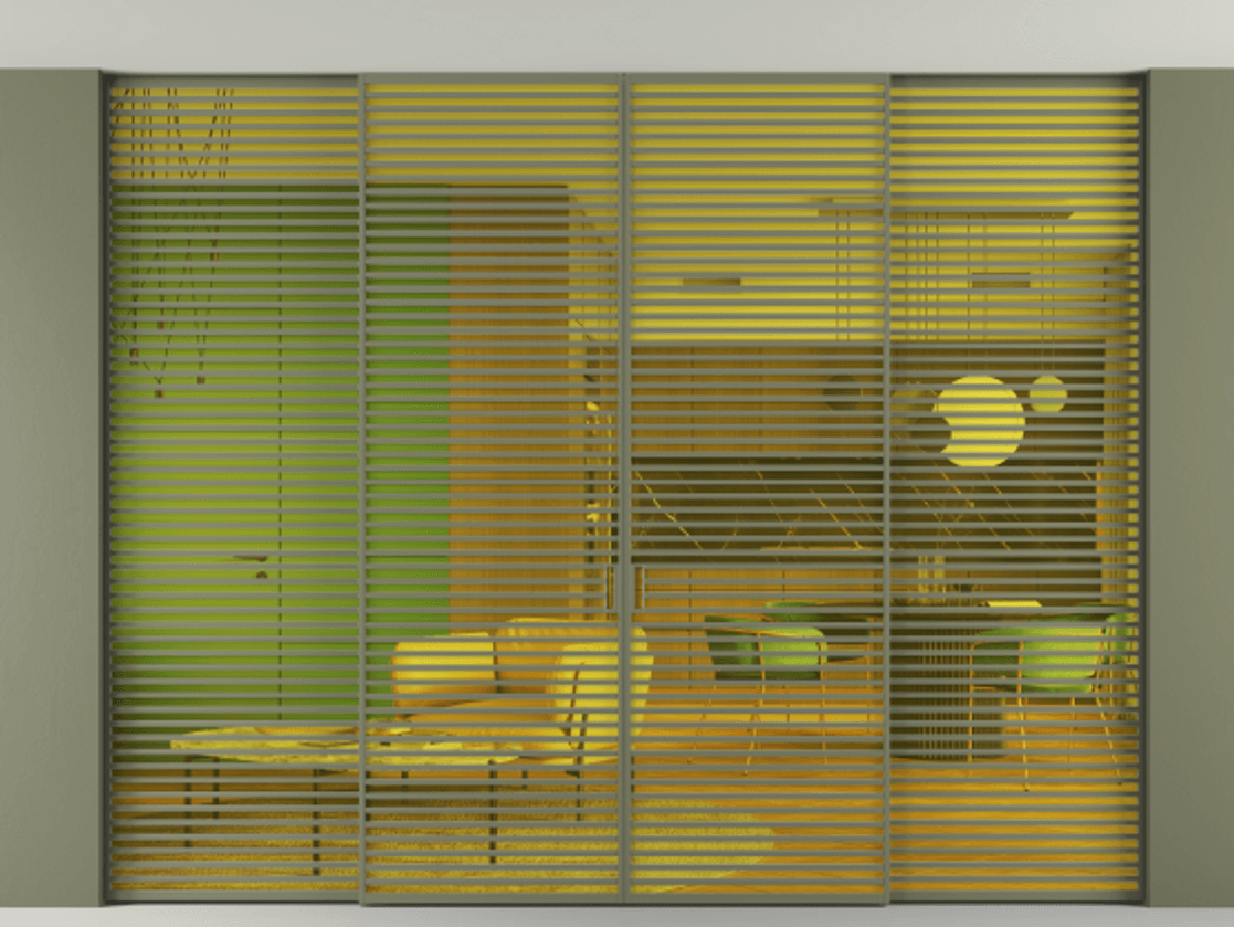 Перегородка Formato внутри проёма скрытое крепление в потолок 4 створки АЛПР 040.07 Алюминий оливковый тёмный Прозрачное жёлтое стекло, триплекс. Цена 802012 ₽ 1. Полотно 4 шт. (800/2100 мм)
2. Комплект установки раздвижной системы
3. Базовый комплект фурнитуры
4.Ручка RONDO. Фабрика дверей Волховец 8 (800) 551 43 19 Перегородка Formato внутри проёма скрытое крепление в потолок 4 створки АЛПР 040.07 Алюминий оливковый тёмный Прозрачное жёлтое стекло, триплекс Цена 802012 ₽ | Volhovec