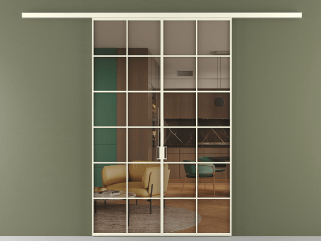 Перегородка Formato вдоль стены 2 створки АЛПР 040.05 Алюминий молочно-белый Прозрачное бронзовое стекло, триплекс. Цена 248600 ₽ 1. Полотно 2 шт. (800/2100 мм)
2. Комплект установки раздвижной системы
3. Базовый комплект фурнитуры
4.Ручка RONDO
. Фабрика дверей Волховец 8 (800) 551 43 19 Перегородка Formato вдоль стены 2 створки АЛПР 040.05 Алюминий молочно-белый Прозрачное бронзовое стекло, триплекс Цена 248600 ₽ | Volhovec