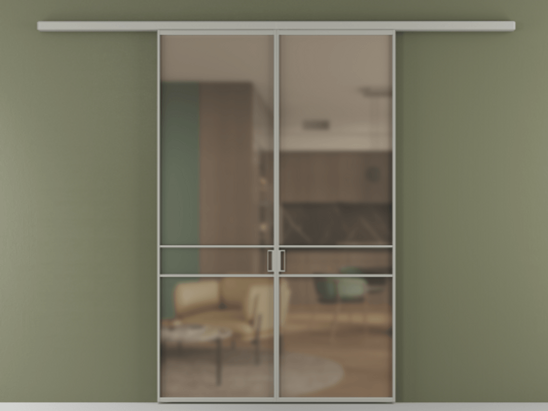 Перегородка Формато вдоль стены 2 створки АЛПР 040.02 Алюминий нейтральный серый Сатинированное бронзовое стекло, триплекс. Цена 195450 ₽ 1. Полотно 2 шт. (800/2100 мм)
2. Комплект установки раздвижной системы
3. Базовый комплект фурнитуры
4.Ручка Рондо. Фабрика дверей Волховец 8 (800) 551 43 19 Перегородка Формато вдоль стены 2 створки АЛПР 040.02 Алюминий нейтральный серый Сатинированное бронзовое стекло, триплекс Цена 195450 ₽ | Volhovec