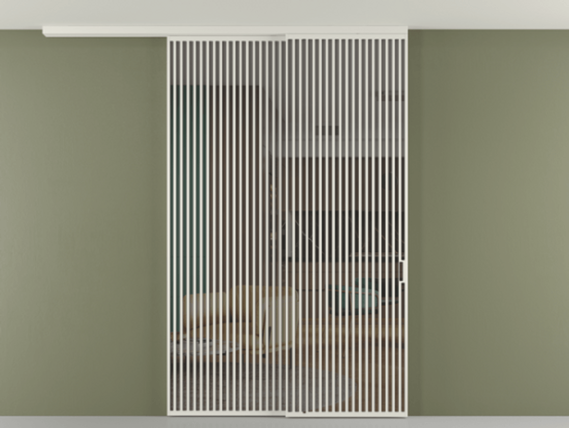 Перегородка Formato вдоль стены на потолок телескопик синхро 2 АЛПР 040.06 Алюминий Белый Прозрачное серое стекло, триплекс. Скрытый короб БЕЛ Цена 428848 ₽ 1. Полотно 2 шт. (800/2100 мм)
2. Комплект установки раздвижной системы
3. Базовый комплект фурнитуры
4.Ручка RONDO
. Фабрика дверей Волховец 8 (800) 551 43 19 Перегородка Formato вдоль стены на потолок телескопик синхро 2 АЛПР 040.06 Алюминий Белый Прозрачное серое стекло, триплекс Цена 428848 ₽ | Volhovec