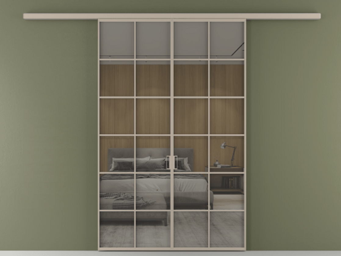 Перегородка Формато вдоль стены 2 створки АЛПР 040.05 Алюминий бисквитный Рефлективное серое стекло "Стопсол", калёное. Цена 264600 ₽ 1. Полотно 2 шт. (800/2100 мм)
2. Комплект установки раздвижной системы
3. Базовый комплект фурнитуры
4.Ручка Рондо. Фабрика дверей Волховец 8 (800) 551 43 19 Перегородка Формато вдоль стены 2 створки АЛПР 040.05 Алюминий бисквитный Рефлективное серое стекло "Стопсол", калёное Цена 264600 ₽ | Volhovec