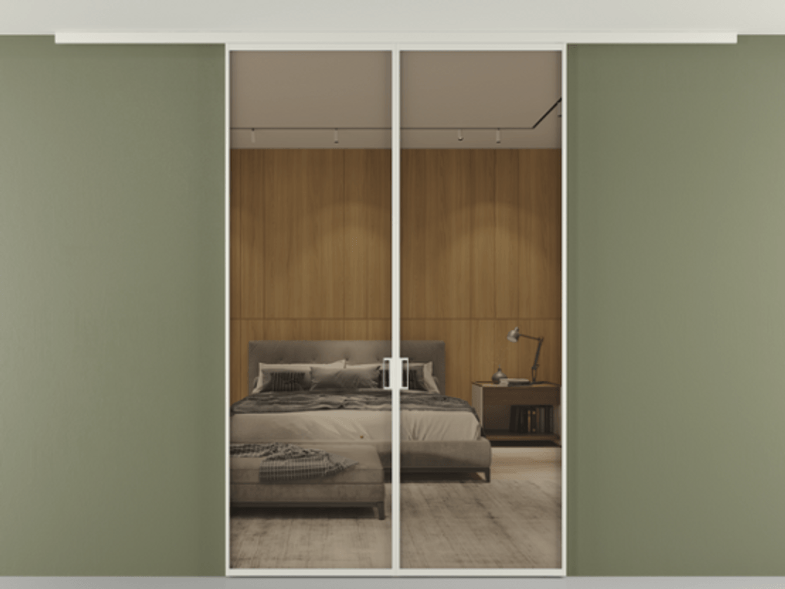 Перегородка Formato вдоль стены на потолок двустворчатая АЛПР 040.01 Алюминий Белый Рефлективное бронзовое стекло "Stopsol", калёное. Скрытый короб БЕЛ Цена 211500 ₽ 1. Полотно 2 шт. (800/2100 мм)
2. Комплект установки раздвижной системы
3. Базовый комплект фурнитуры
4.Ручка RONDO
. Фабрика дверей Волховец 8 (800) 551 43 19 Перегородка Formato вдоль стены на потолок двустворчатая АЛПР 040.01 Алюминий Белый Рефлективное бронзовое стекло "Stopsol", калёное Цена 211500 ₽ | Volhovec