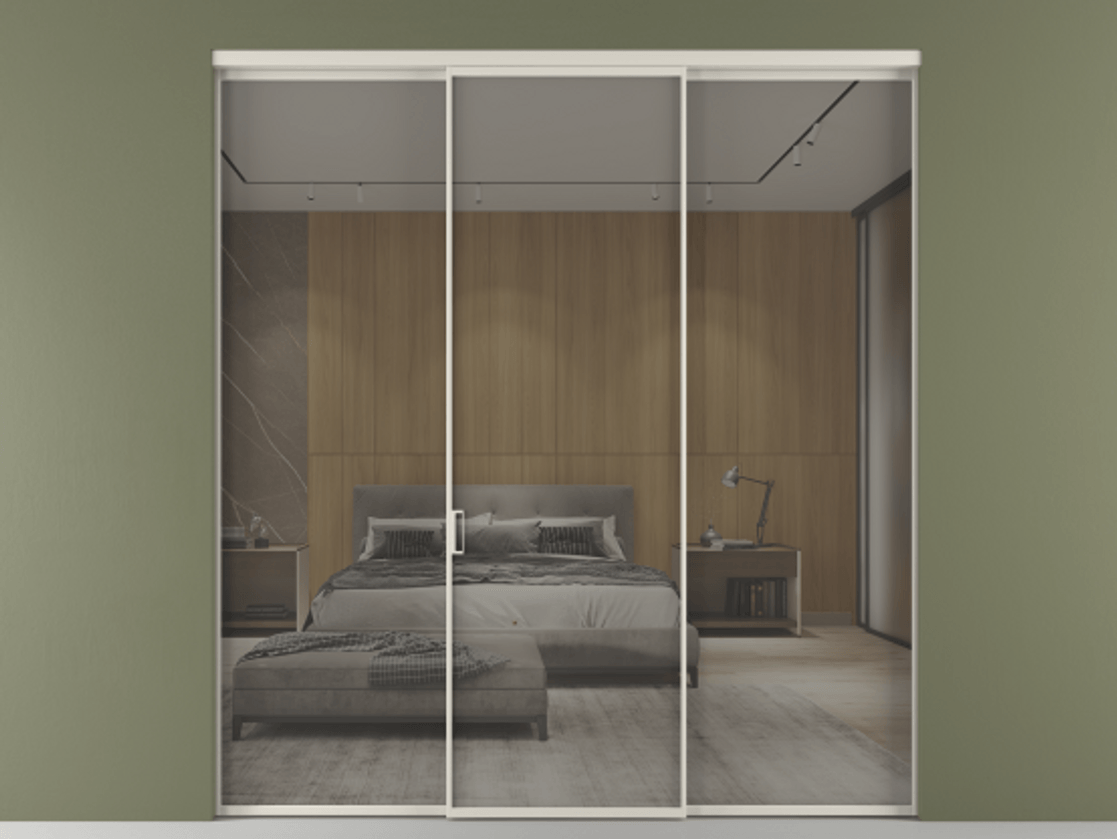 Перегородка Формато внутри проёма 3 створки АЛПР 040.01 Алюминий облачно-серый Рефлективное серое стекло "Стопсол", калёное. Цена 301400 ₽ 1. Полотно 3 шт. (800/2100 мм)
2. Комплект установки раздвижной системы
3. Базовый комплект фурнитуры
4.Ручка Рондо. Фабрика дверей Волховец 8 (800) 551 43 19 Перегородка Формато внутри проёма 3 створки АЛПР 040.01 Алюминий облачно-серый Рефлективное серое стекло "Стопсол", калёное Цена 301400 ₽ | Volhovec