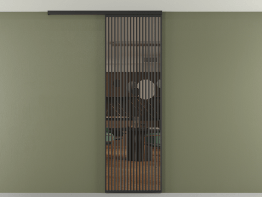 Перегородка Формато вдоль стены на потолок 1 створка АЛПР 040.06 Алюминий Черный Прозрачное бронзовое стекло, триплекс. Скрытый короб ЧЕР Цена 170160 ₽ 1. Полотно 2 шт. (800/2100 мм)
2. Комплект установки раздвижной системы
3. Базовый комплект фурнитуры
4.Ручка Рондо. Фабрика дверей Волховец 8 (800) 551 43 19 Перегородка Формато вдоль стены на потолок 1 створка АЛПР 040.06 Алюминий Черный Прозрачное бронзовое стекло, триплекс Цена 170160 ₽ | Volhovec