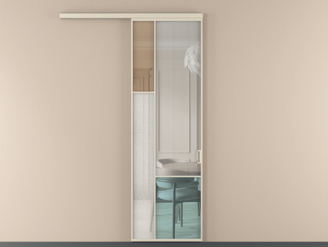 Перегородка Mosaic вдоль стены одностворчатая АЛПР 041.13 Алюминий бежево-серый Комбинация стекол Группы 1 и Группы 3. Цена 143030 ₽ . Фабрика дверей Волховец 8 (800) 551 43 19 Перегородка Mosaic вдоль стены одностворчатая АЛПР 041.13 Алюминий бежево-серый Комбинация стекол Группы 1 и Группы 3 Цена 143030 ₽ | Volhovec