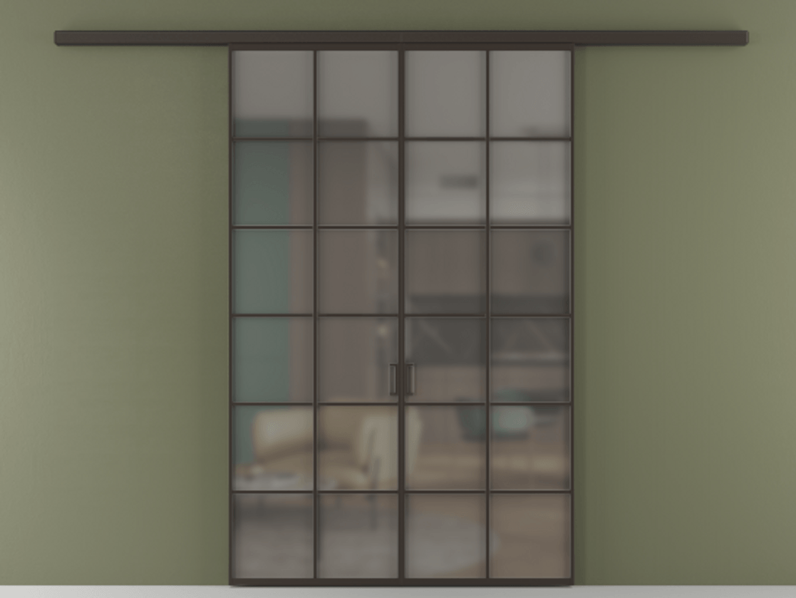 Перегородка Formato вдоль стены 2 створки АЛПР 040.05 Алюминий антрацит Сатинированное серое стекло, триплекс. Цена 248600 ₽ 1. Полотно 2 шт. (800/2100 мм)
2. Комплект установки раздвижной системы
3. Базовый комплект фурнитуры
4.Ручка RONDO
. Фабрика дверей Волховец 8 (800) 551 43 19 Перегородка Formato вдоль стены 2 створки АЛПР 040.05 Алюминий антрацит Сатинированное серое стекло, триплекс Цена 248600 ₽ | Volhovec