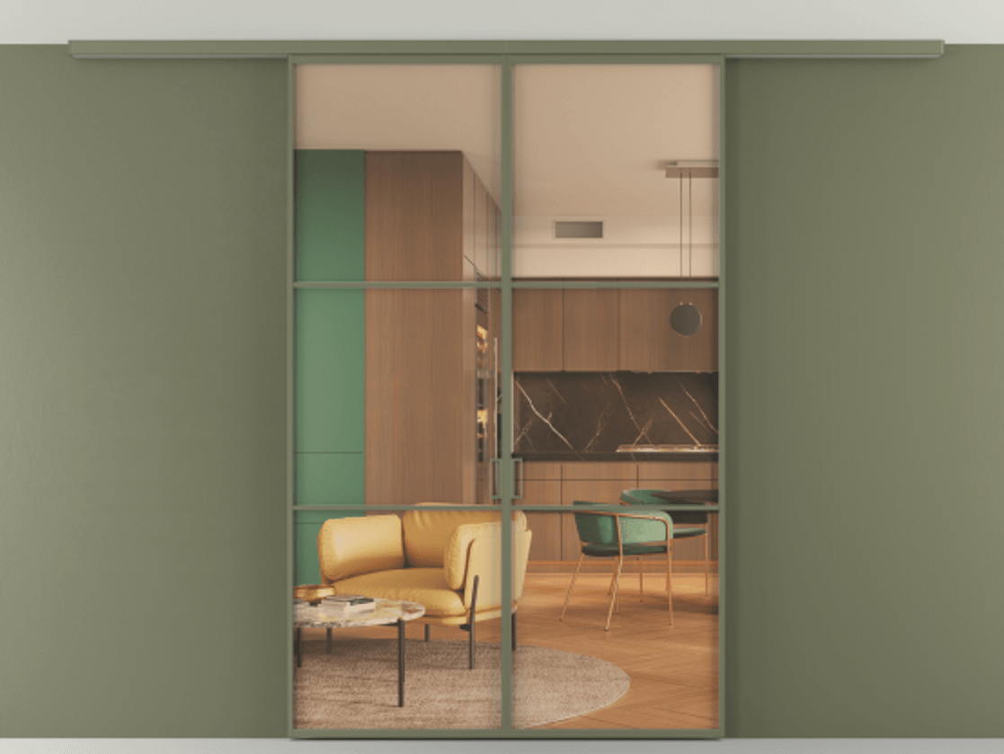 Перегородка Формато вдоль стены на потолок 2 створки АЛПР 040.03 Алюминий оливковый тёмный Прозрачное оранжевое стекло, триплекс. Цена 194876 ₽ 1. Полотно 2 шт. (800/2100 мм)
2. Комплект установки раздвижной системы
3. Базовый комплект фурнитуры
4.Ручка Рондо. Фабрика дверей Волховец 8 (800) 551 43 19 Перегородка Формато вдоль стены на потолок 2 створки АЛПР 040.03 Алюминий оливковый тёмный Прозрачное оранжевое стекло, триплекс Цена 194876 ₽ | Volhovec