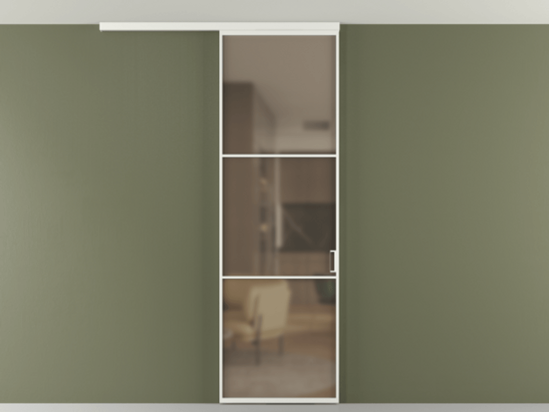 Перегородка Формато вдоль стены на потолок 1 створка АЛПР 040.03 Алюминий светло-серый Сатинированное бронзовое стекло, триплекс. Цена 96858 ₽ 1. Полотно 2 шт. (800/2100 мм)
2. Комплект установки раздвижной системы
3. Базовый комплект фурнитуры
4.Ручка Рондо. Фабрика дверей Волховец 8 (800) 551 43 19 Перегородка Формато вдоль стены на потолок 1 створка АЛПР 040.03 Алюминий светло-серый Сатинированное бронзовое стекло, триплекс Цена 96858 ₽ | Volhovec