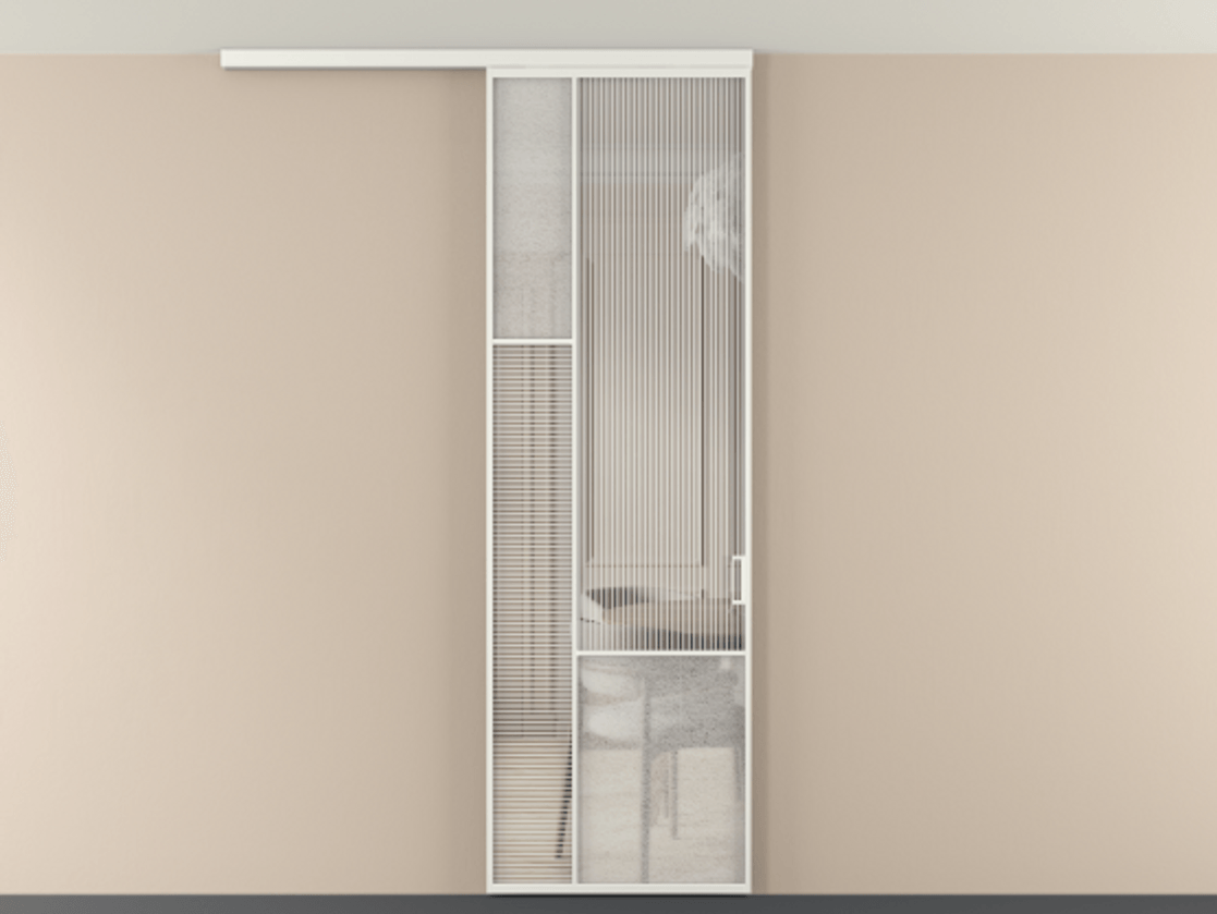 Перегородка Мозаик вдоль стены на потолок 1 створка АЛПР 041.13 Алюминий светло-серый Рифлёное стекло "Дюна", триплекс, 6 мм + Фактурное стекло "Лёд", триплекс. Цена 143040 ₽ . Фабрика дверей Волховец 8 (800) 551 43 19 Перегородка Мозаик вдоль стены на потолок 1 створка АЛПР 041.13 Алюминий светло-серый Рифлёное стекло "Дюна", триплекс, 6 мм + Фактурное стекло "Лёд", триплекс Цена 143040 ₽ | Volhovec