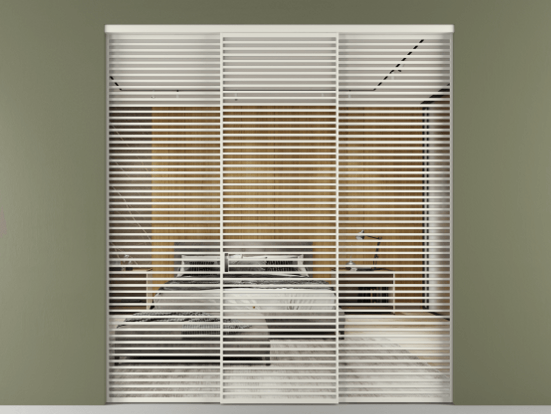 Перегородка Формато внутри проёма 3 створки АЛПР 040.07 Алюминий Белый Двустороннее зеркало, триплекс , триплекс 6 мм. Скрытый короб БЕЛ Цена 437900 ₽ 1. Полотно 3 шт. (800/2100 мм)
2. Комплект установки раздвижной системы
3. Базовый комплект фурнитуры
4.Ручка Рондо. Фабрика дверей Волховец 8 (800) 551 43 19 Перегородка Формато внутри проёма 3 створки АЛПР 040.07 Алюминий Белый Двустороннее зеркало, триплекс , триплекс 6 мм Цена 437900 ₽ | Volhovec