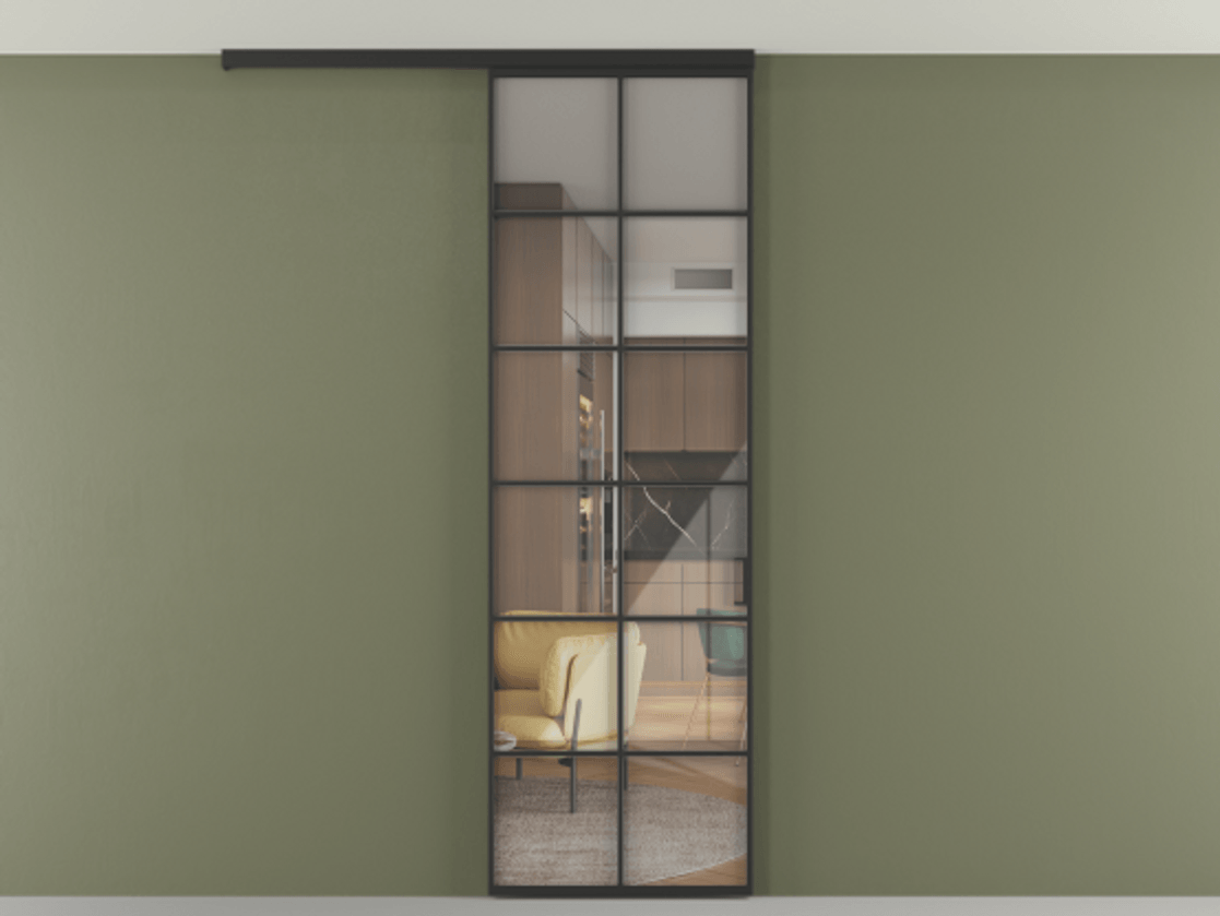 Перегородка Формато вдоль стены на потолок 1 створка АЛПР 040.05 Алюминий Черный Рефлективное прозрачное стекло "Стопсол", калёное. Скрытый короб ЧЕР Цена 128990 ₽ 1. Полотно 2 шт. (800/2100 мм)
2. Комплект установки раздвижной системы
3. Базовый комплект фурнитуры
4.Ручка Рондо. Фабрика дверей Волховец 8 (800) 551 43 19 Перегородка Формато вдоль стены на потолок 1 створка АЛПР 040.05 Алюминий Черный Рефлективное прозрачное стекло "Стопсол", калёное Цена 128990 ₽ | Volhovec