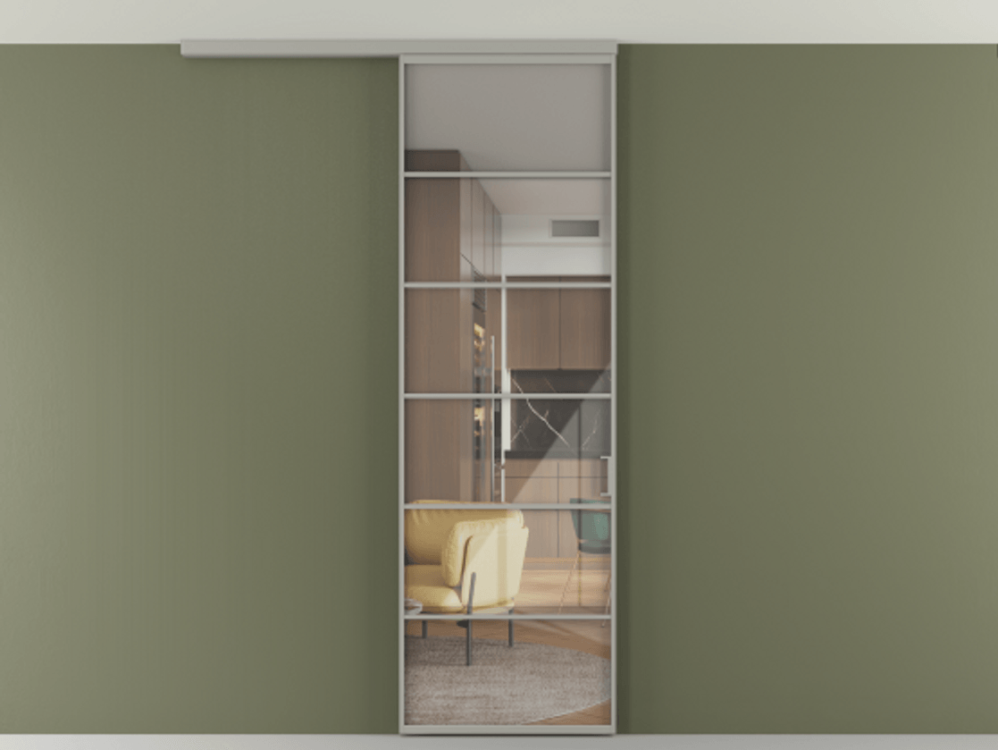 Перегородка Формато вдоль стены на потолок 1 створка АЛПР 040.04 Алюминий нейтральный серый Рефлективное прозрачное стекло "Стопсол", калёное. Цена 114252 ₽ 1. Полотно 2 шт. (800/2100 мм)
2. Комплект установки раздвижной системы
3. Базовый комплект фурнитуры
4.Ручка Рондо. Фабрика дверей Волховец 8 (800) 551 43 19 Перегородка Формато вдоль стены на потолок 1 створка АЛПР 040.04 Алюминий нейтральный серый Рефлективное прозрачное стекло "Стопсол", калёное Цена 114252 ₽ | Volhovec