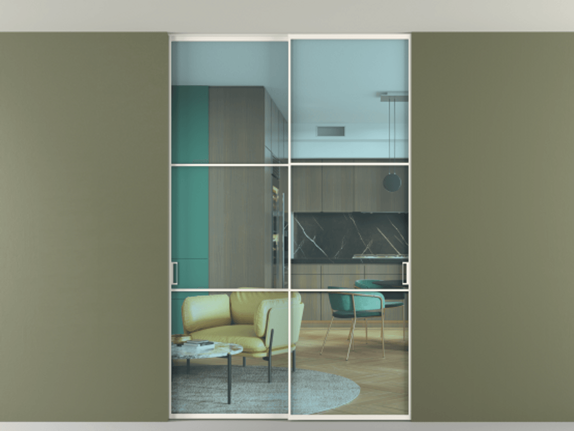 Перегородка Формато внутри проёма скрытое крепление в потолок 2 створки АЛПР 040.03 Алюминий пудровый белый Прозрачное голубое стекло, триплекс. Цена 248215 ₽ 1. Полотно 2 шт. (800/2100 мм)
2. Комплект установки раздвижной системы
3. Базовый комплект фурнитуры
4. Ручка Рондо. Фабрика дверей Волховец 8 (800) 551 43 19 Перегородка Формато внутри проёма скрытое крепление в потолок 2 створки АЛПР 040.03 Алюминий пудровый белый Прозрачное голубое стекло, триплекс Цена 248215 ₽ | Volhovec