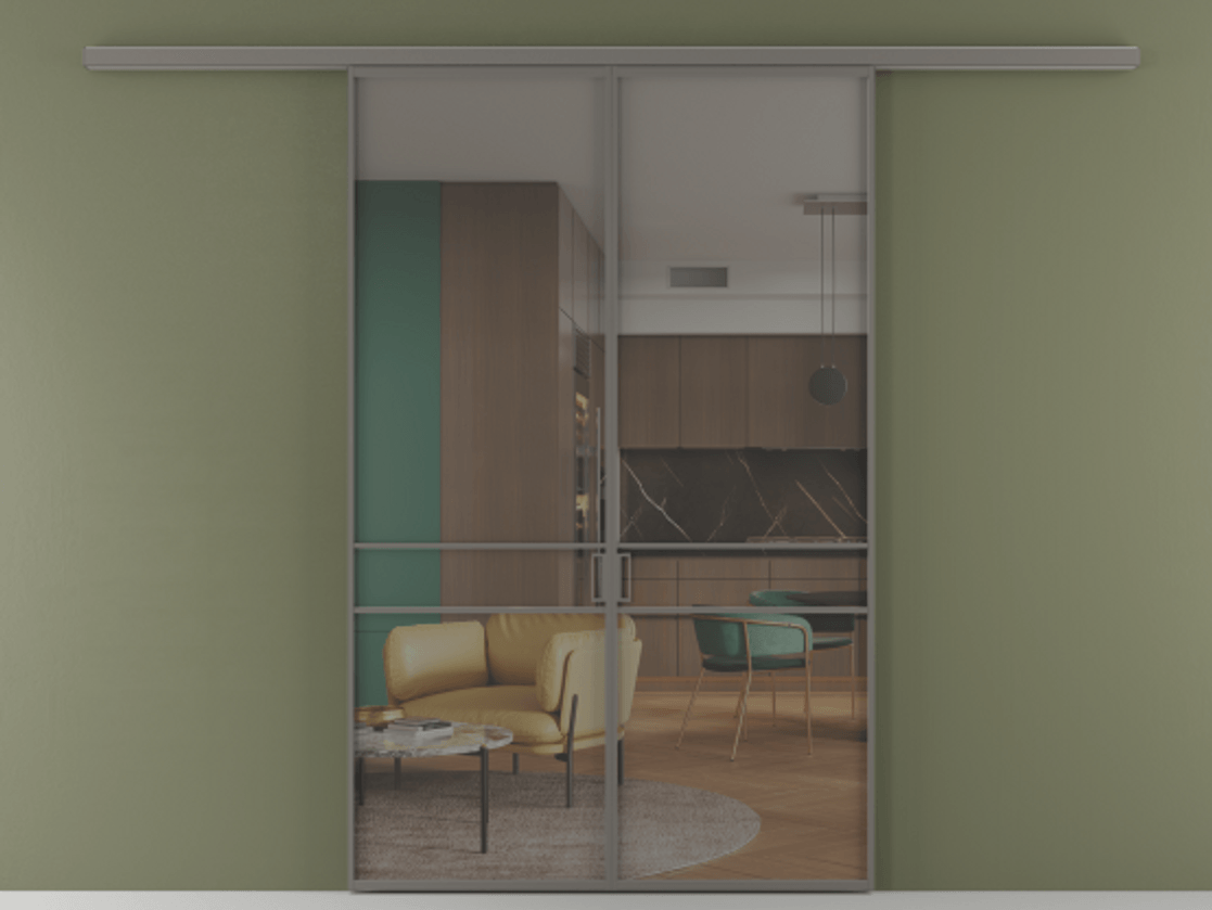 Перегородка Формато вдоль стены 2 створки АЛПР 040.02 Алюминий классический серый Прозрачное серое стекло, триплекс. Цена 195450 ₽ 1. Полотно 2 шт. (800/2100 мм)
2. Комплект установки раздвижной системы
3. Базовый комплект фурнитуры
4.Ручка RONDO
. Фабрика дверей Волховец 8 (800) 551 43 19 Перегородка Формато вдоль стены 2 створки АЛПР 040.02 Алюминий классический серый Прозрачное серое стекло, триплекс Цена 195450 ₽ | Volhovec