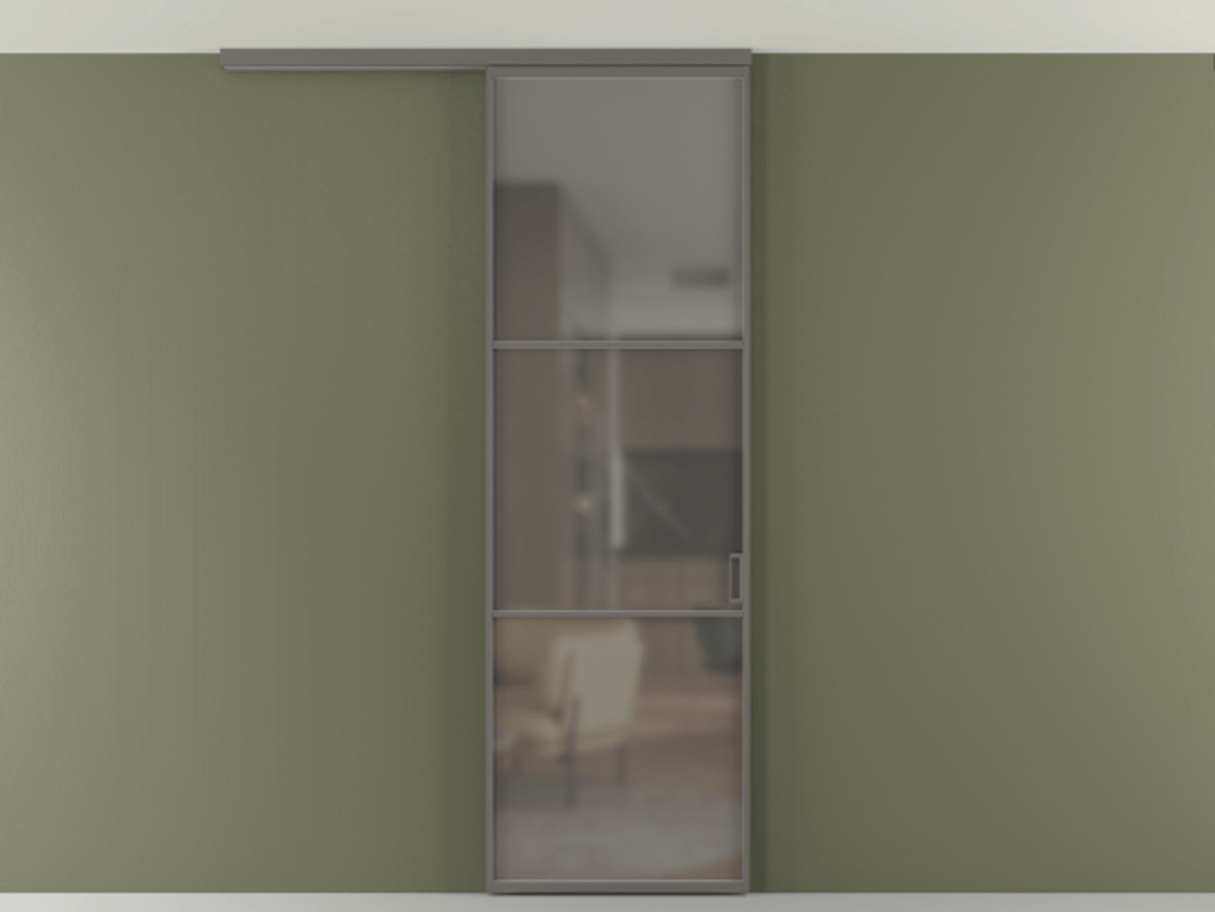 Перегородка Формато вдоль стены на потолок 1 створка АЛПР 040.03 Алюминий классический серый Сатинированное серое стекло, триплекс. Цена 96858 ₽ 1. Полотно 2 шт. (800/2100 мм)
2. Комплект установки раздвижной системы
3. Базовый комплект фурнитуры
4.Ручка Рондо. Фабрика дверей Волховец 8 (800) 551 43 19 Перегородка Формато вдоль стены на потолок 1 створка АЛПР 040.03 Алюминий классический серый Сатинированное серое стекло, триплекс Цена 96858 ₽ | Volhovec