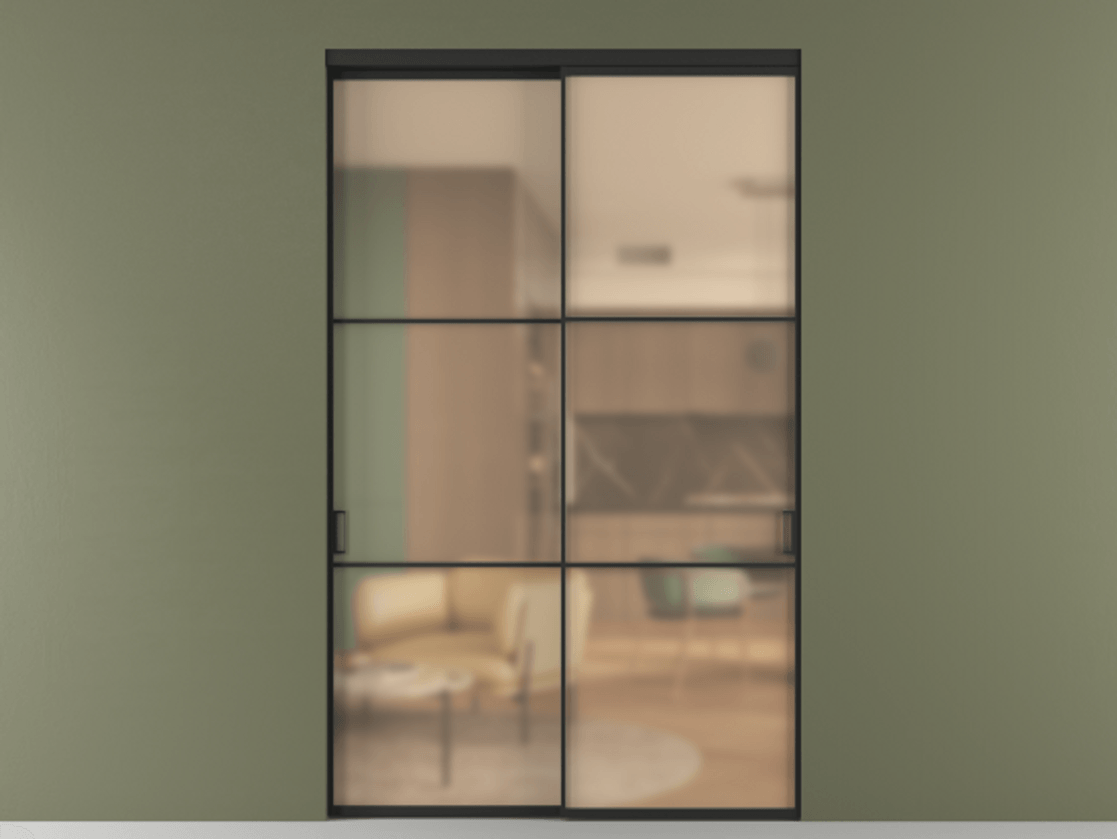 Перегородка Formato внутри проёма 2 створки АЛПР 040.03 Алюминий Черный Сатинированное оранжевое стекло, триплекс. Скрытый короб ЧЕР Цена 440200 ₽ 1. Полотно 2 шт. (800/2100 мм)
2. Комплект установки раздвижной системы
3. Базовый комплект фурнитуры
4.Ручка RONDO. Фабрика дверей Волховец 8 (800) 551 43 19 Перегородка Formato внутри проёма 2 створки АЛПР 040.03 Алюминий Черный Сатинированное оранжевое стекло, триплекс Цена 440200 ₽ | Volhovec