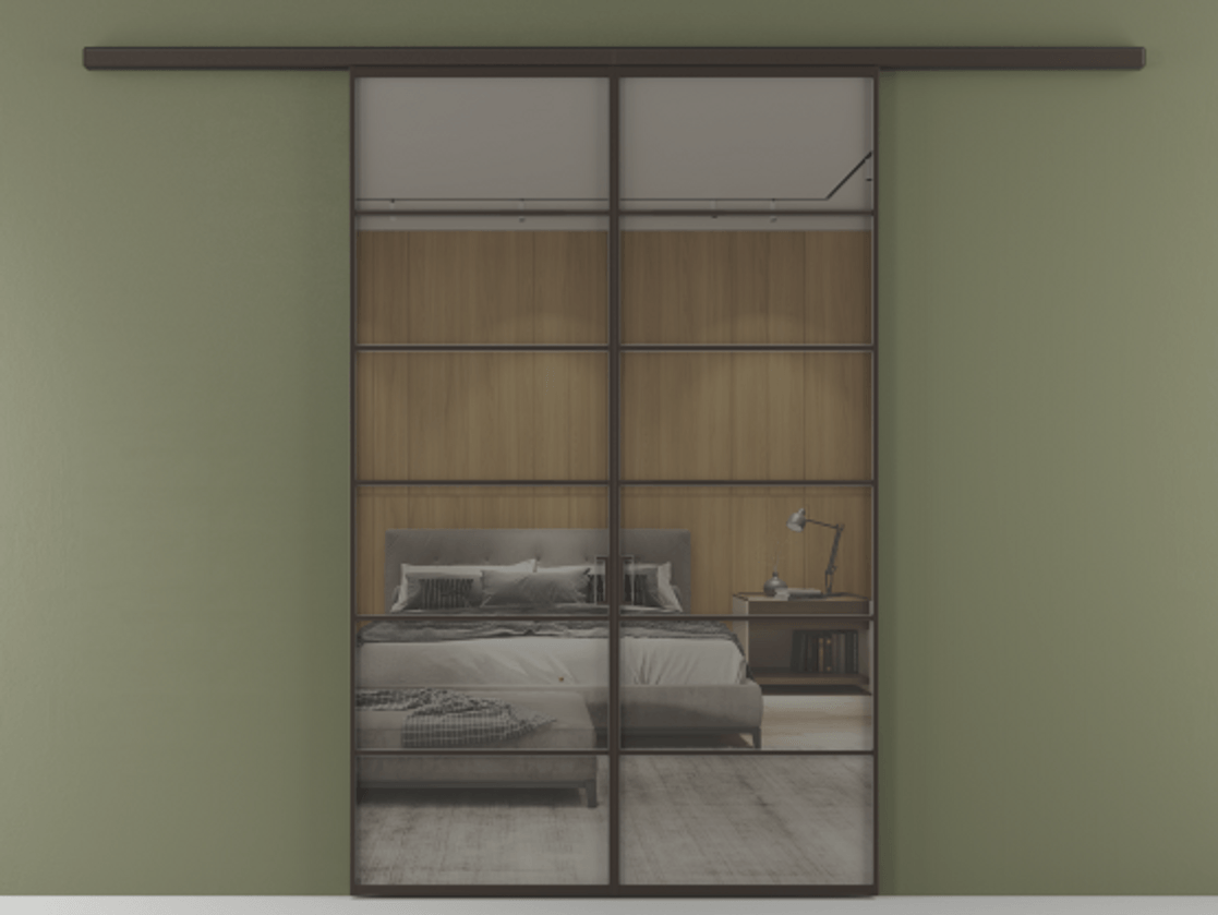 Перегородка Formato вдоль стены 2 створки АЛПР 040.04 Алюминий антрацит Рефлективное серое стекло "Stopsol", калёное. Цена 264600 ₽ 1. Полотно 2 шт. (800/2100 мм)
2. Комплект установки раздвижной системы
3. Базовый комплект фурнитуры
4.Ручка RONDO
. Фабрика дверей Волховец 8 (800) 551 43 19 Перегородка Formato вдоль стены 2 створки АЛПР 040.04 Алюминий антрацит Рефлективное серое стекло "Stopsol", калёное Цена 264600 ₽ | Volhovec