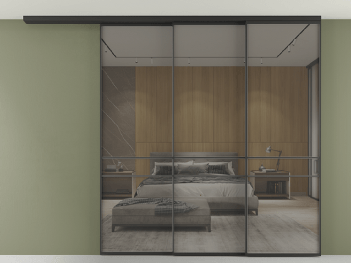 Перегородка Formato вдоль стены на потолок телескопик синхро 3 АЛПР 040.02 Алюминий Черный Рефлективное серое стекло "Stopsol", калёное. Скрытый короб ЧЕР Цена 448550 ₽ 1. Полотно 2 шт. (800/2100 мм)
2. Комплект установки раздвижной системы
3. Базовый комплект фурнитуры
4.Ручка RONDO
. Фабрика дверей Волховец 8 (800) 551 43 19 Перегородка Formato вдоль стены на потолок телескопик синхро 3 АЛПР 040.02 Алюминий Черный Рефлективное серое стекло "Stopsol", калёное Цена 448550 ₽ | Volhovec