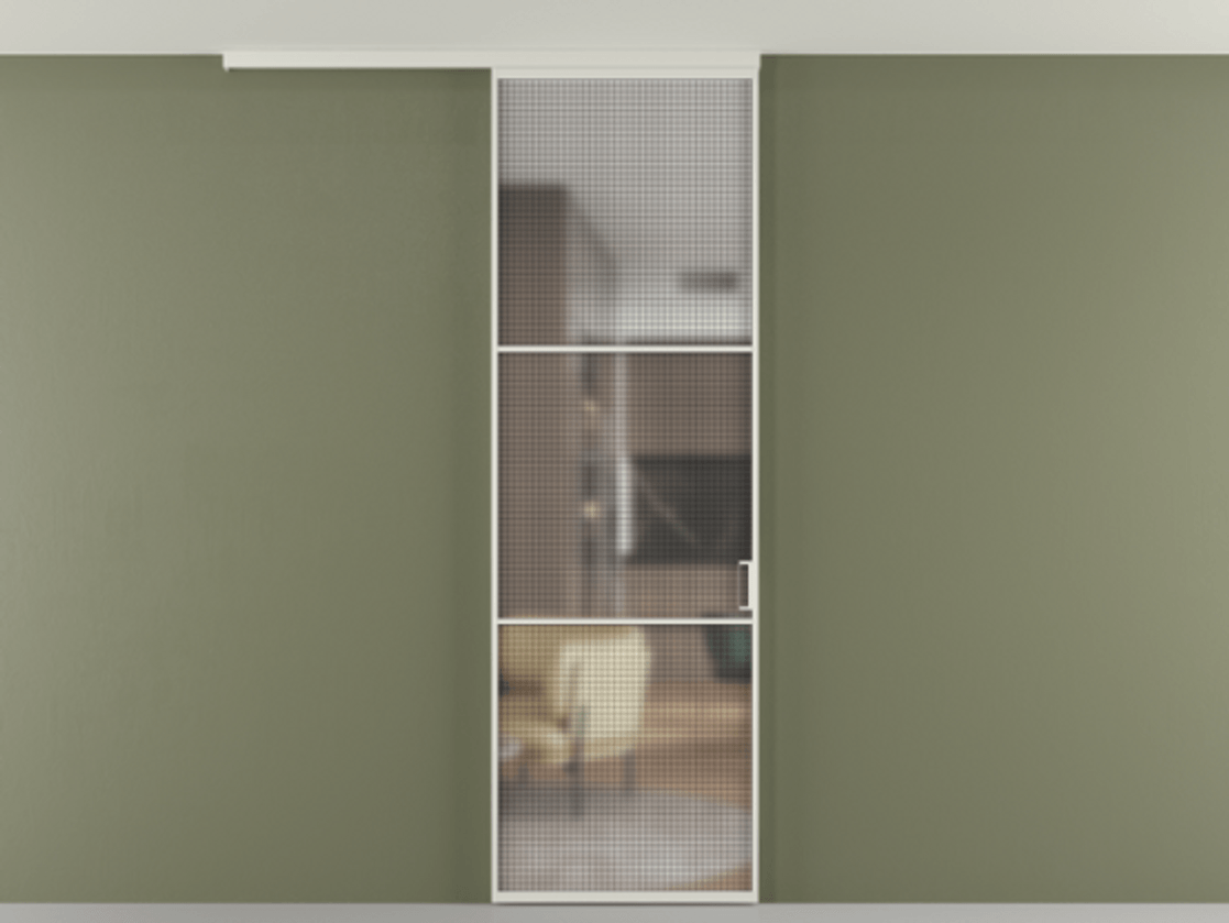 Перегородка Formato вдоль стены на потолок одностворчатая АЛПР 040.03 Алюминий Белый Декоративное стекло с сеткой "Mesh silver", триплекс, 6 мм. Скрытый короб БЕЛ Цена 114340 ₽ 1. Полотно 2 шт. (800/2100 мм)
2. Комплект установки раздвижной системы
3. Базовый комплект фурнитуры
4.Ручка RONDO
. Фабрика дверей Волховец 8 (800) 551 43 19 Перегородка Formato вдоль стены на потолок одностворчатая АЛПР 040.03 Алюминий Белый Декоративное стекло с сеткой "Mesh silver", триплекс, 6 мм Цена 114340 ₽ | Volhovec