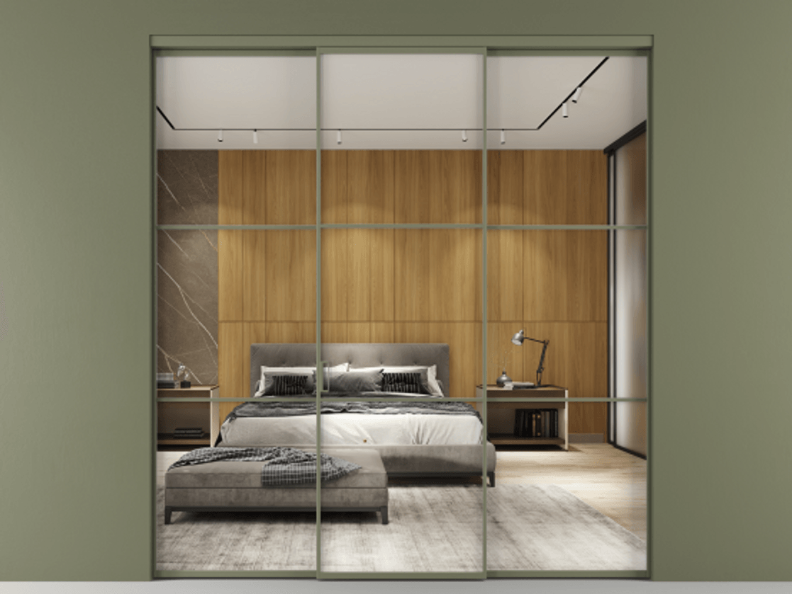 Перегородка Формато внутри проёма 3 створки АЛПР 040.03 Алюминий оливковый тёмный Двустороннее зеркало, триплекс , триплекс 6 мм. Цена 237275 ₽ 1. Полотно 3 шт. (800/2100 мм)
2. Комплект установки раздвижной системы
3. Базовый комплект фурнитуры
4.Ручка Рондо. Фабрика дверей Волховец 8 (800) 551 43 19 Перегородка Формато внутри проёма 3 створки АЛПР 040.03 Алюминий оливковый тёмный Двустороннее зеркало, триплекс , триплекс 6 мм Цена 237275 ₽ | Volhovec