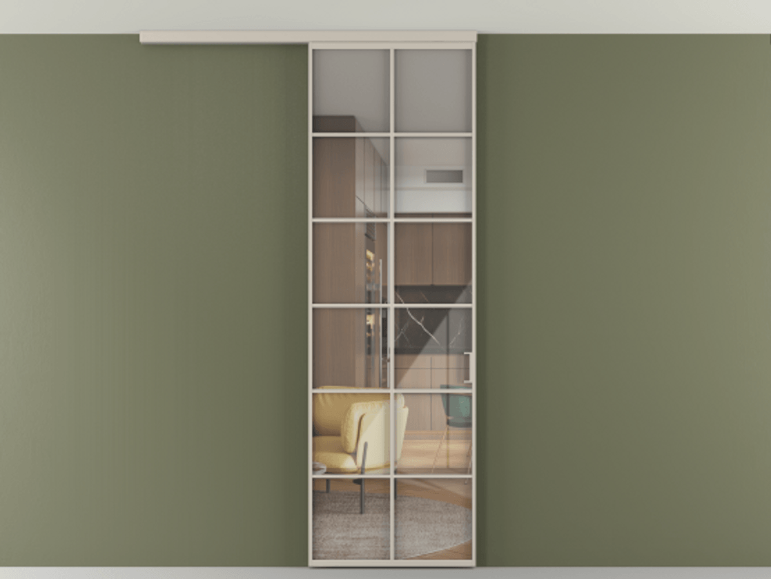 Перегородка Формато вдоль стены на потолок 1 створка АЛПР 040.05 Алюминий светло-бежевый Рефлективное прозрачное стекло "Стопсол", калёное. Цена 114252 ₽ 1. Полотно 2 шт. (800/2100 мм)
2. Комплект установки раздвижной системы
3. Базовый комплект фурнитуры
4.Ручка Рондо. Фабрика дверей Волховец 8 (800) 551 43 19 Перегородка Формато вдоль стены на потолок 1 створка АЛПР 040.05 Алюминий светло-бежевый Рефлективное прозрачное стекло "Стопсол", калёное Цена 114252 ₽ | Volhovec