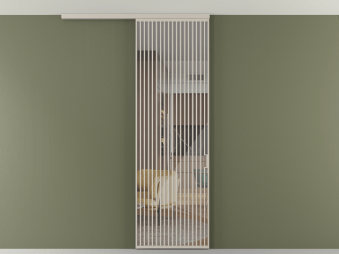 Перегородка Формато вдоль стены на потолок 1 створка АЛПР 040.06 Алюминий светло-бежевый Рефлективное прозрачное стекло "Стопсол", калёное. Цена 193628 ₽ 1. Полотно 2 шт. (800/2100 мм)
2. Комплект установки раздвижной системы
3. Базовый комплект фурнитуры
4.Ручка Рондо. Фабрика дверей Волховец 8 (800) 551 43 19 Перегородка Формато вдоль стены на потолок 1 створка АЛПР 040.06 Алюминий светло-бежевый Рефлективное прозрачное стекло "Стопсол", калёное Цена 193628 ₽ | Volhovec