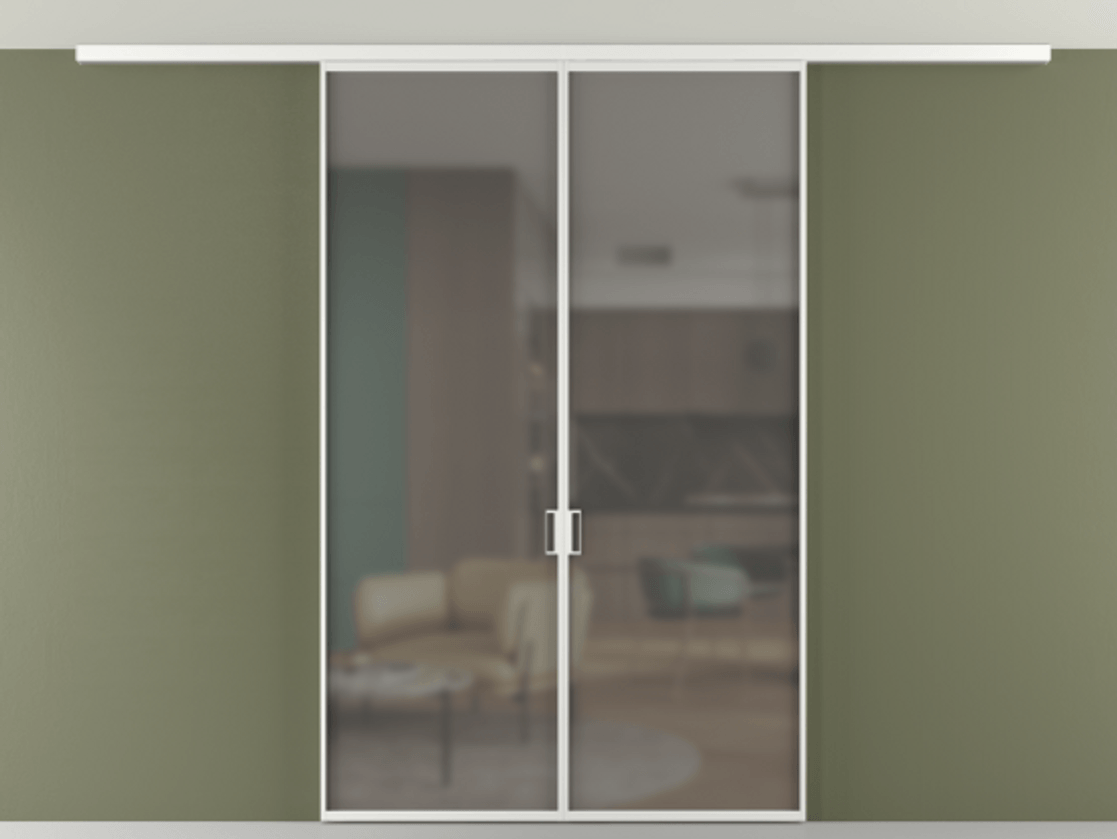 Перегородка Формато вдоль стены на потолок 2 створки АЛПР 040.01 Алюминий белоснежный Сатинированное серое стекло, триплекс. Цена 177705 ₽ 1. Полотно 2 шт. (800/2100 мм)
2. Комплект установки раздвижной системы
3. Базовый комплект фурнитуры
4.Ручка Рондо. Фабрика дверей Волховец 8 (800) 551 43 19 Перегородка Формато вдоль стены на потолок 2 створки АЛПР 040.01 Алюминий белоснежный Сатинированное серое стекло, триплекс Цена 177705 ₽ | Volhovec