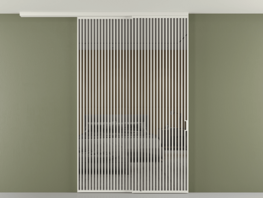 Перегородка Formato вдоль стены на потолок телескопик синхро 2 АЛПР 040.06 Алюминий Белый Рефлективное серое стекло "Stopsol", калёное. Скрытый короб БЕЛ Цена 517360 ₽ 1. Полотно 2 шт. (800/2100 мм)
2. Комплект установки раздвижной системы
3. Базовый комплект фурнитуры
4.Ручка RONDO
. Фабрика дверей Волховец 8 (800) 551 43 19 Перегородка Formato вдоль стены на потолок телескопик синхро 2 АЛПР 040.06 Алюминий Белый Рефлективное серое стекло "Stopsol", калёное Цена 517360 ₽ | Volhovec