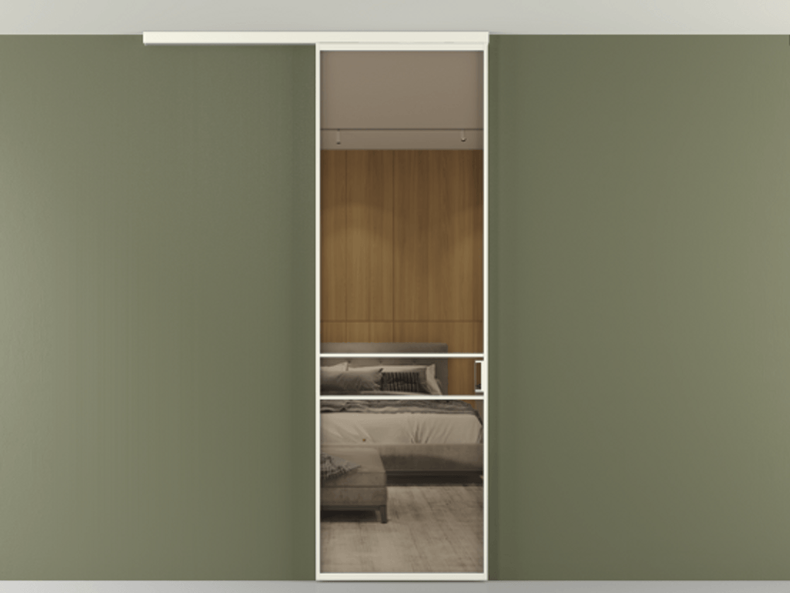 Перегородка Формато вдоль стены на потолок 1 створка АЛПР 040.02 Алюминий жемчужный Рефлективное бронзовое стекло "Стопсол", калёное. Цена 125510 ₽ 1. Полотно 2 шт. (800/2100 мм)
2. Комплект установки раздвижной системы
3. Базовый комплект фурнитуры
4.Ручка Рондо. Фабрика дверей Волховец 8 (800) 551 43 19 Перегородка Формато вдоль стены на потолок 1 створка АЛПР 040.02 Алюминий жемчужный Рефлективное бронзовое стекло "Стопсол", калёное Цена 125510 ₽ | Volhovec