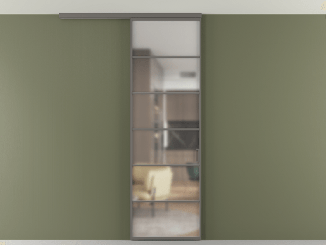 Перегородка Формато вдоль стены на потолок 1 створка АЛПР 040.04 Алюминий классический серый Сатинированное стекло "Мателюкс Кристал Вижн", калёное, матовое, каленое 6 мм. Цена 114252 ₽ 1. Полотно 2 шт. (800/2100 мм)
2. Комплект установки раздвижной системы
3. Базовый комплект фурнитуры
4.Ручка Рондо. Фабрика дверей Волховец 8 (800) 551 43 19 Перегородка Формато вдоль стены на потолок 1 створка АЛПР 040.04 Алюминий классический серый Сатинированное стекло "Мателюкс Кристал Вижн", калёное, матовое, каленое 6 мм Цена 114252 ₽ | Volhovec