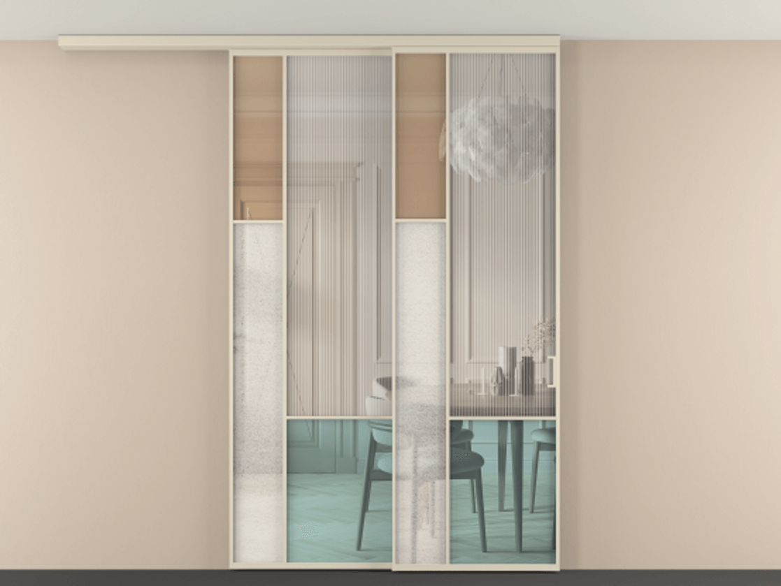 Перегородка Mosaic вдоль стены на потолок телескопик синхро 2 АЛПР 041.13 Алюминий бежево-серый Комбинация стекол Группы 1 и Группы 3. Цена 358080 ₽ . Фабрика дверей Волховец 8 (800) 551 43 19 Перегородка Mosaic вдоль стены на потолок телескопик синхро 2 АЛПР 041.13 Алюминий бежево-серый Комбинация стекол Группы 1 и Группы 3 Цена 358080 ₽ | Volhovec