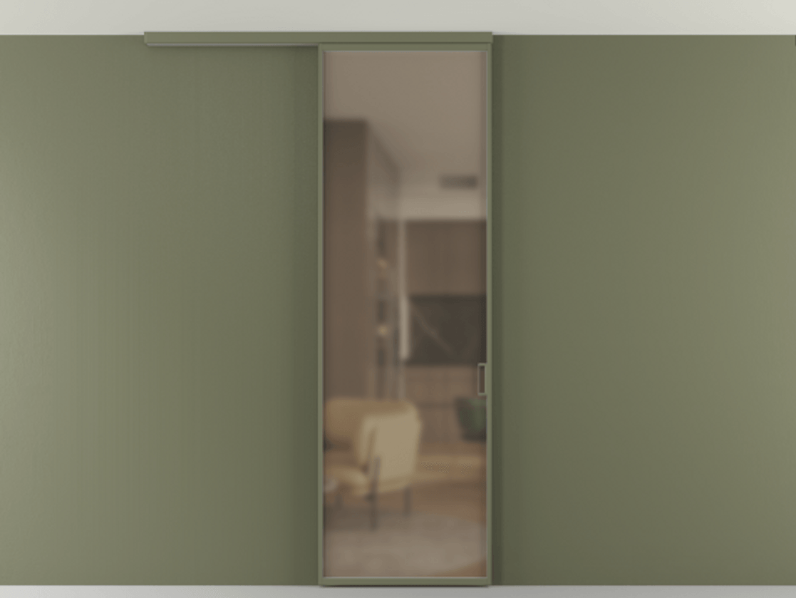 Перегородка Formato вдоль стены на потолок 1 створка АЛПР 040.01 Алюминий оливковый тёмный Сатинированное бронзовое стекло, триплекс. Цена 92403 ₽ 1. Полотно 2 шт. (800/2100 мм)
2. Комплект установки раздвижной системы
3. Базовый комплект фурнитуры
4.Ручка RONDO
. Фабрика дверей Волховец 8 (800) 551 43 19 Перегородка Formato вдоль стены на потолок 1 створка АЛПР 040.01 Алюминий оливковый тёмный Сатинированное бронзовое стекло, триплекс Цена 92403 ₽ | Volhovec