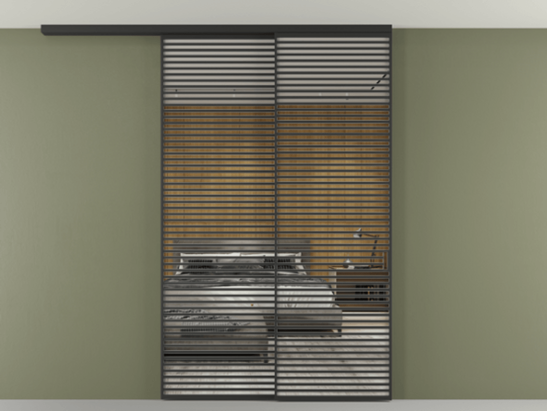 Перегородка Formato вдоль стены на потолок 2 створки с синхронным механизмом АЛПР 040.07 Алюминий Черный Двустороннее зеркало, триплекс , триплекс 6 мм. Скрытый короб ЧЕР Цена 501360 ₽ 1. Полотно 2 шт. (800/2100 мм)
2. Комплект установки раздвижной системы
3. Базовый комплект фурнитуры
4.Ручка RONDO
. Фабрика дверей Волховец 8 (800) 551 43 19 Перегородка Formato вдоль стены на потолок 2 створки с синхронным механизмом АЛПР 040.07 Алюминий Черный Двустороннее зеркало, триплекс , триплекс 6 мм Цена 501360 ₽ | Volhovec