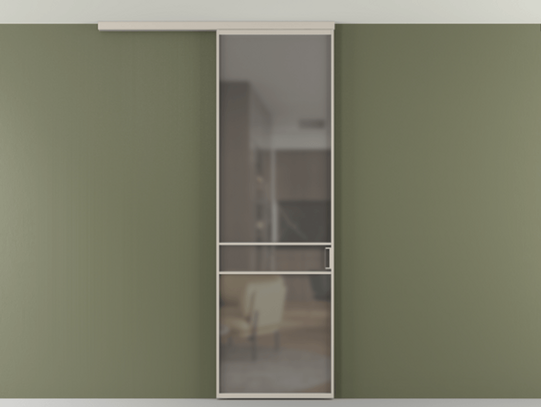 Перегородка Формато вдоль стены на потолок 1 створка АЛПР 040.02 Алюминий светло-бежевый Сатинированное серое стекло, триплекс. Цена 96858 ₽ 1. Полотно 2 шт. (800/2100 мм)
2. Комплект установки раздвижной системы
3. Базовый комплект фурнитуры
4.Ручка Рондо. Фабрика дверей Волховец 8 (800) 551 43 19 Перегородка Формато вдоль стены на потолок 1 створка АЛПР 040.02 Алюминий светло-бежевый Сатинированное серое стекло, триплекс Цена 96858 ₽ | Volhovec