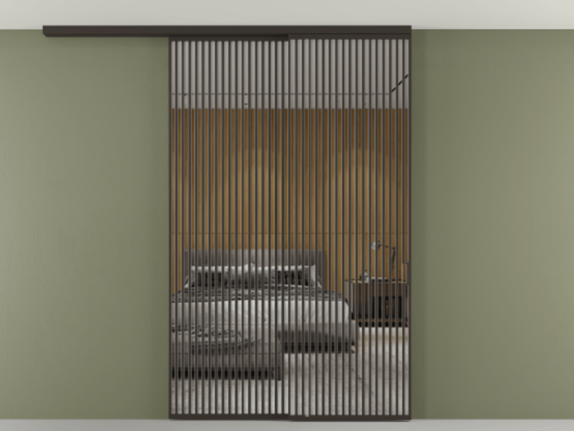 Перегородка Формато вдоль стены на потолок 2 створки с синхронным механизмом АЛПР 040.06 Алюминий антрацит Двустороннее зеркало, триплекс , триплекс 6 мм. Цена 450456 ₽ 1. Полотно 2 шт. (800/2100 мм)
2. Комплект установки раздвижной системы
3. Базовый комплект фурнитуры
4.Ручка Рондо. Фабрика дверей Волховец 8 (800) 551 43 19 Перегородка Формато вдоль стены на потолок 2 створки с синхронным механизмом АЛПР 040.06 Алюминий антрацит Двустороннее зеркало, триплекс , триплекс 6 мм Цена 450456 ₽ | Volhovec