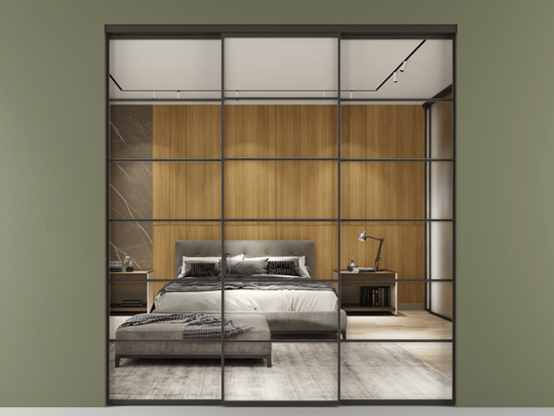 Перегородка Формато внутри проёма 3 створки АЛПР 040.04 Алюминий антрацит Двустороннее зеркало, триплекс , триплекс 6 мм. Цена 254825 ₽ 1. Полотно 3 шт. (800/2100 мм)
2. Комплект установки раздвижной системы
3. Базовый комплект фурнитуры
4.Ручка Рондо. Фабрика дверей Волховец 8 (800) 551 43 19 Перегородка Формато внутри проёма 3 створки АЛПР 040.04 Алюминий антрацит Двустороннее зеркало, триплекс , триплекс 6 мм Цена 254825 ₽ | Volhovec