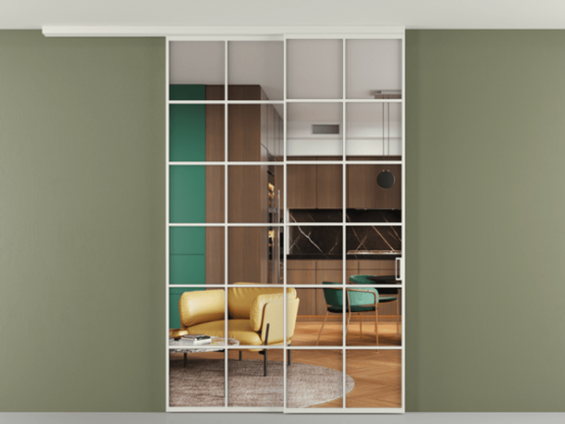 Перегородка Formato вдоль стены на потолок телескопик синхро 2 АЛПР 040.05 Алюминий Белый Прозрачное стекло "Crystal Vision", калёное, 6 мм. Скрытый короб БЕЛ Цена 310580 ₽ 1. Полотно 2 шт. (800/2100 мм)
2. Комплект установки раздвижной системы
3. Базовый комплект фурнитуры
4.Ручка RONDO
. Фабрика дверей Волховец 8 (800) 551 43 19 Перегородка Formato вдоль стены на потолок телескопик синхро 2 АЛПР 040.05 Алюминий Белый Прозрачное стекло "Crystal Vision", калёное, 6 мм Цена 310580 ₽ | Volhovec