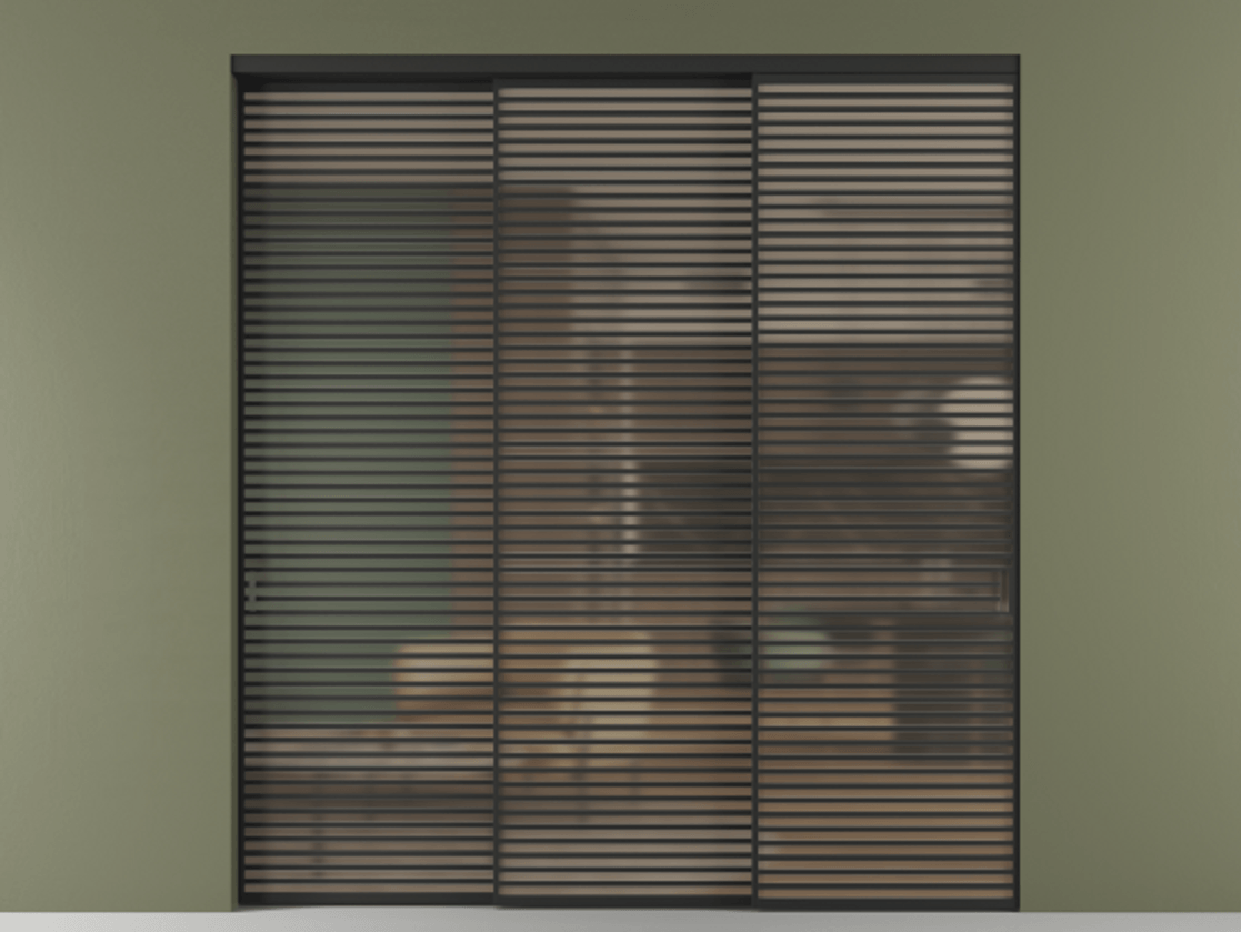 Перегородка Formato внутри проёма телескопик синхро 2 АЛПР 040.07 Алюминий Черный Сатинированное бронзовое стекло, триплекс. Скрытый короб ЧЕР Цена 607770 ₽ 1. Полотно 3 шт. (800/2100 мм)
2. Комплект установки раздвижной системы
3. Базовый комплект фурнитуры
4. Комплект фурнитуры телескопик синхро-2
5.Ручка RONDO
. Фабрика дверей Волховец 8 (800) 551 43 19 Перегородка Formato внутри проёма телескопик синхро 2 АЛПР 040.07 Алюминий Черный Сатинированное бронзовое стекло, триплекс Цена 607770 ₽ | Volhovec