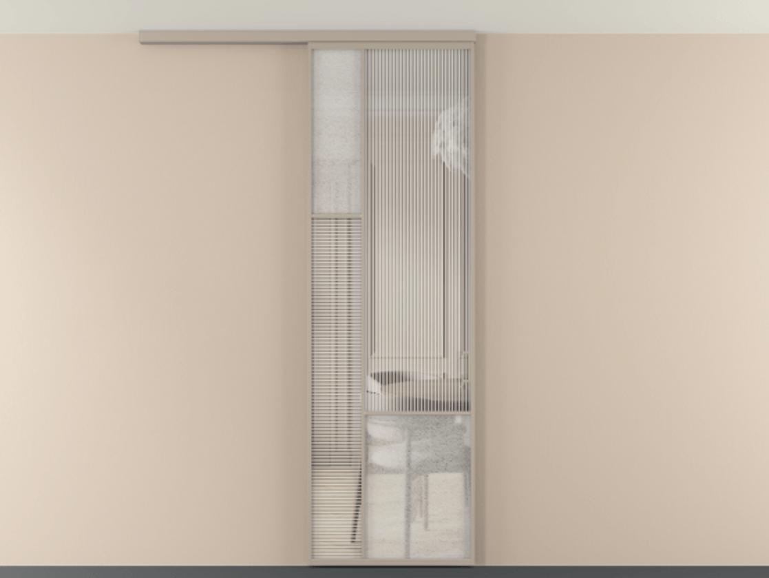 Перегородка Мозаик вдоль стены на потолок 1 створка АЛПР 041.13 Алюминий бисквитный Рифлёное стекло "Дюна", триплекс, 6 мм + Фактурное стекло "Лёд", триплекс. Цена 143040 ₽ . Фабрика дверей Волховец 8 (800) 551 43 19 Перегородка Мозаик вдоль стены на потолок 1 створка АЛПР 041.13 Алюминий бисквитный Рифлёное стекло "Дюна", триплекс, 6 мм + Фактурное стекло "Лёд", триплекс Цена 143040 ₽ | Volhovec