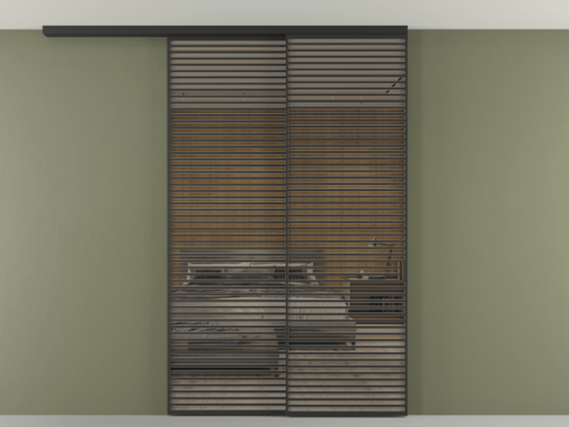 Перегородка Formato вдоль стены на потолок телескопик синхро 2 АЛПР 040.07 Алюминий Черный Рефлективное бронзовое стекло "Stopsol", калёное, 6 мм. Скрытый короб ЧЕР Цена 513220 ₽ 1. Полотно 2 шт.  (800/2100 мм)
2. Комплект установки раздвижной системы
3. Базовый комплект фурнитуры
4.Ручка RONDO
. Фабрика дверей Волховец 8 (800) 551 43 19  Перегородка Formato вдоль стены на потолок телескопик синхро 2 АЛПР 040.07 Алюминий Черный Рефлективное бронзовое стекло "Stopsol", калёное, 6 мм Цена 513220 ₽ | Volhovec