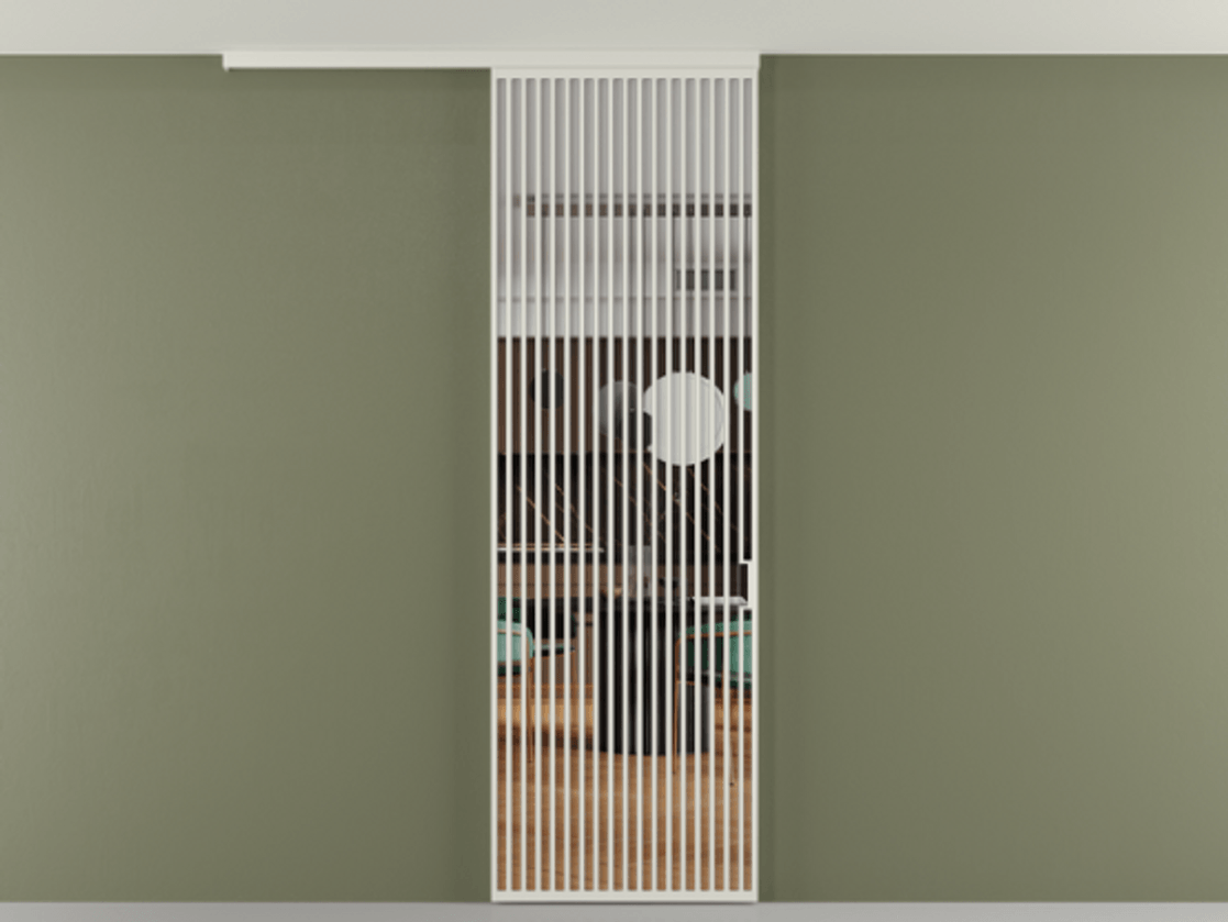 Перегородка Formato вдоль стены на потолок одностворчатая АЛПР 040.06 Алюминий Белый Прозрачное стекло "Crystal Vision", калёное, 6 мм. Скрытый короб БЕЛ Цена 211140 ₽ 1. Полотно 2 шт. (800/2100 мм)
2. Комплект установки раздвижной системы
3. Базовый комплект фурнитуры
4.Ручка RONDO
. Фабрика дверей Волховец 8 (800) 551 43 19 Перегородка Formato вдоль стены на потолок одностворчатая АЛПР 040.06 Алюминий Белый Прозрачное стекло "Crystal Vision", калёное, 6 мм Цена 211140 ₽ | Volhovec