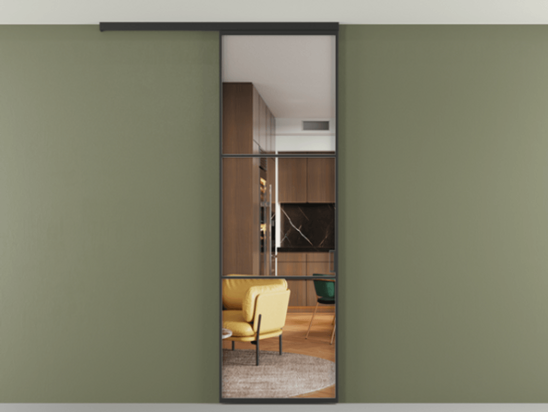 Перегородка Formato вдоль стены на потолок одностворчатая АЛПР 040.03 Алюминий Черный Прозрачное стекло "Crystal Vision", калёное, 6 мм. Скрытый короб ЧЕР Цена 114340 ₽ 1. Полотно 2 шт. (800/2100 мм)
2. Комплект установки раздвижной системы
3. Базовый комплект фурнитуры
4.Ручка RONDO
. Фабрика дверей Волховец 8 (800) 551 43 19 Перегородка Formato вдоль стены на потолок одностворчатая АЛПР 040.03 Алюминий Черный Прозрачное стекло "Crystal Vision", калёное, 6 мм Цена 114340 ₽ | Volhovec