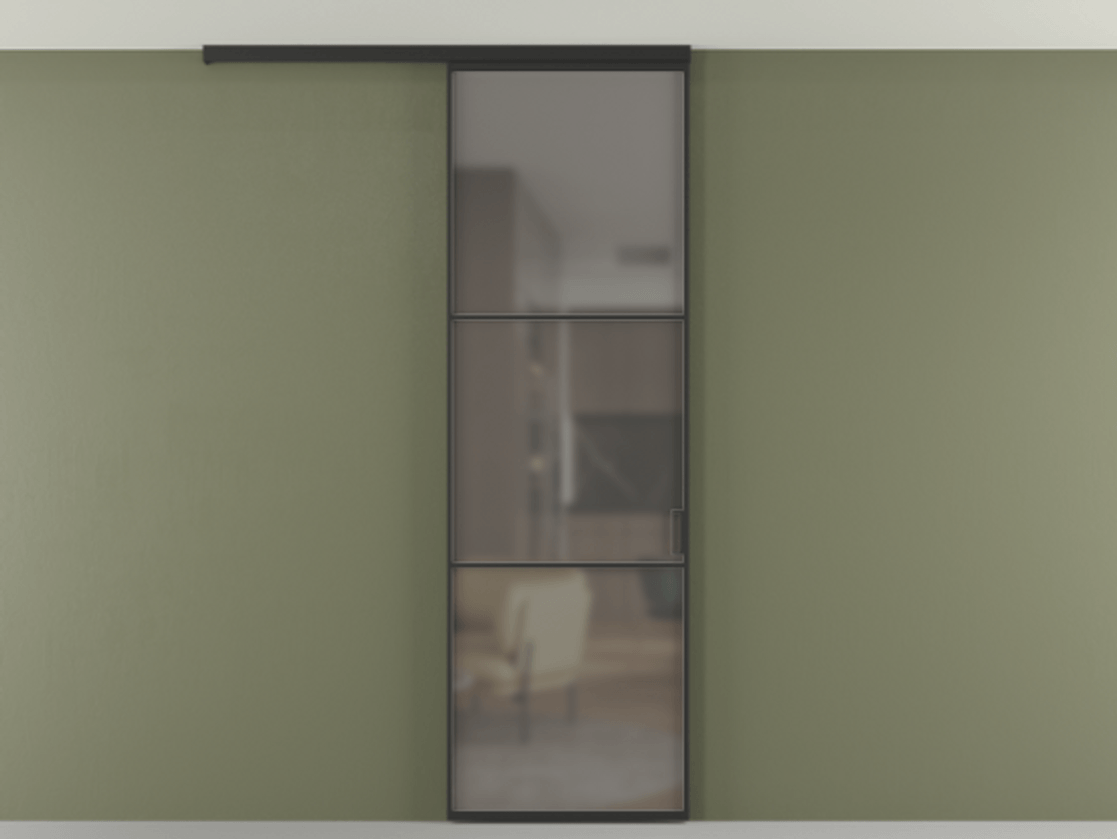 Перегородка Formato вдоль стены на потолок одностворчатая АЛПР 040.03 Алюминий Черный Сатинированное серое стекло, триплекс, 6 мм. Скрытый короб ЧЕР Цена 106340 ₽ 1. Полотно 2 шт. (800/2100 мм)
2. Комплект установки раздвижной системы
3. Базовый комплект фурнитуры
4.Ручка RONDO
. Фабрика дверей Волховец 8 (800) 551 43 19 Перегородка Formato вдоль стены на потолок одностворчатая АЛПР 040.03 Алюминий Черный Сатинированное серое стекло, триплекс, 6 мм Цена 106340 ₽ | Volhovec