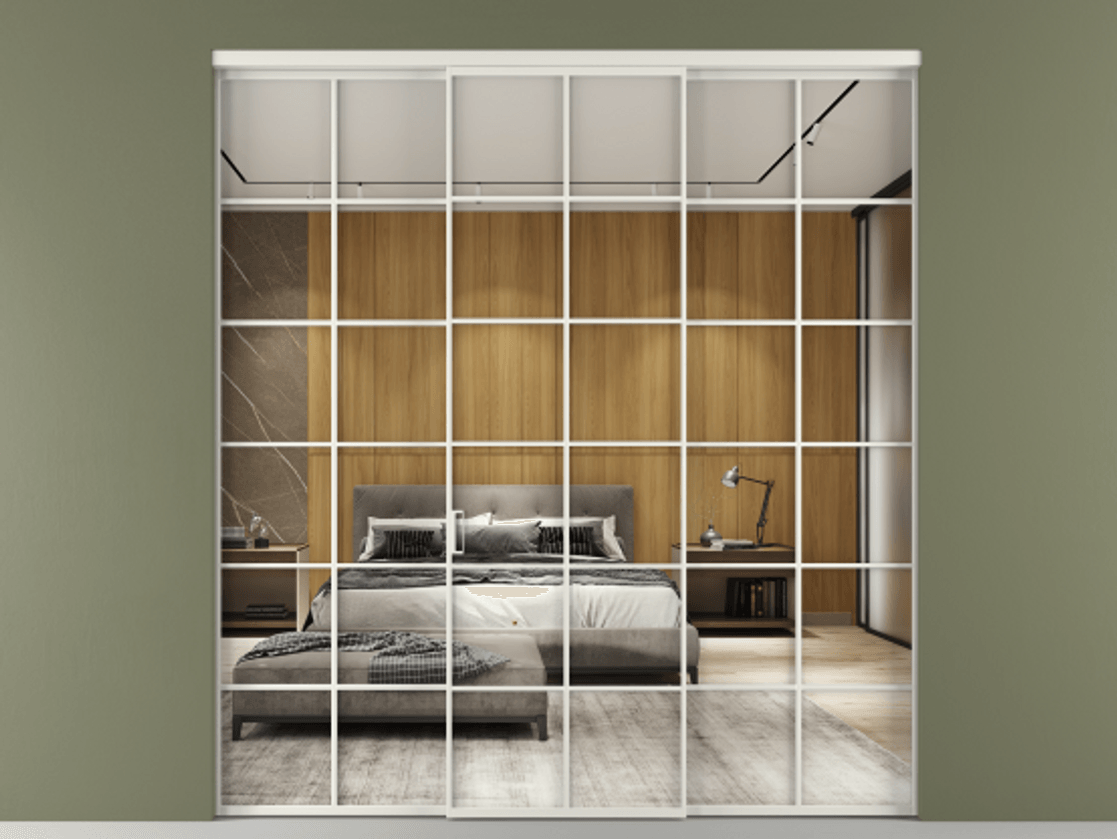 Перегородка Формато внутри проёма 3 створки АЛПР 040.05 Алюминий серый Двустороннее зеркало, триплекс , триплекс 6 мм. Цена 254825 ₽ 1. Полотно 3 шт. (800/2100 мм)
2. Комплект установки раздвижной системы
3. Базовый комплект фурнитуры
4.Ручка Рондо. Фабрика дверей Волховец 8 (800) 551 43 19 Перегородка Формато внутри проёма 3 створки АЛПР 040.05 Алюминий серый Двустороннее зеркало, триплекс , триплекс 6 мм Цена 254825 ₽ | Volhovec